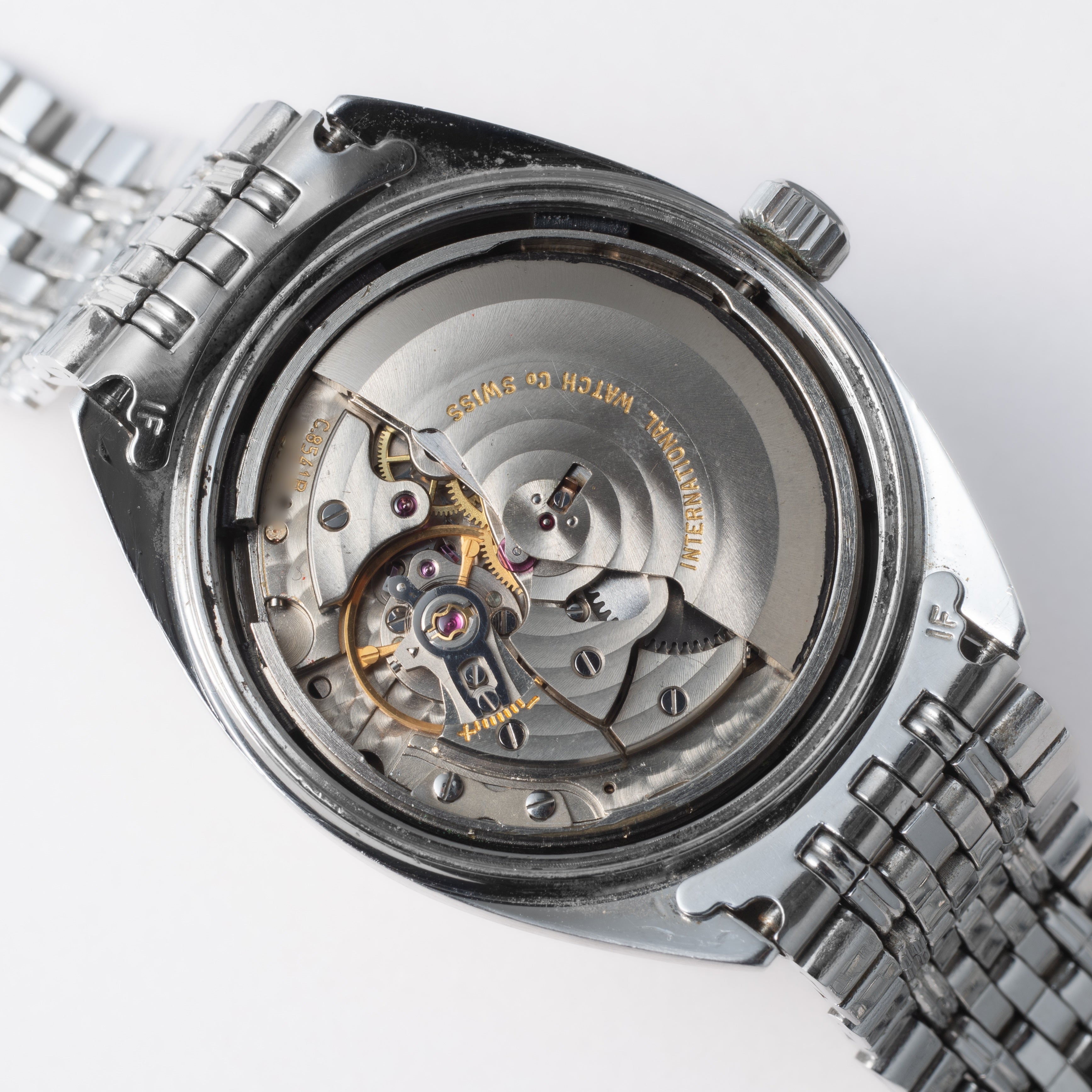 IWC ヨットクラブ 1972年製 ペラトン式自動巻き Cal.8541B 純正ゲイフレアーブレス