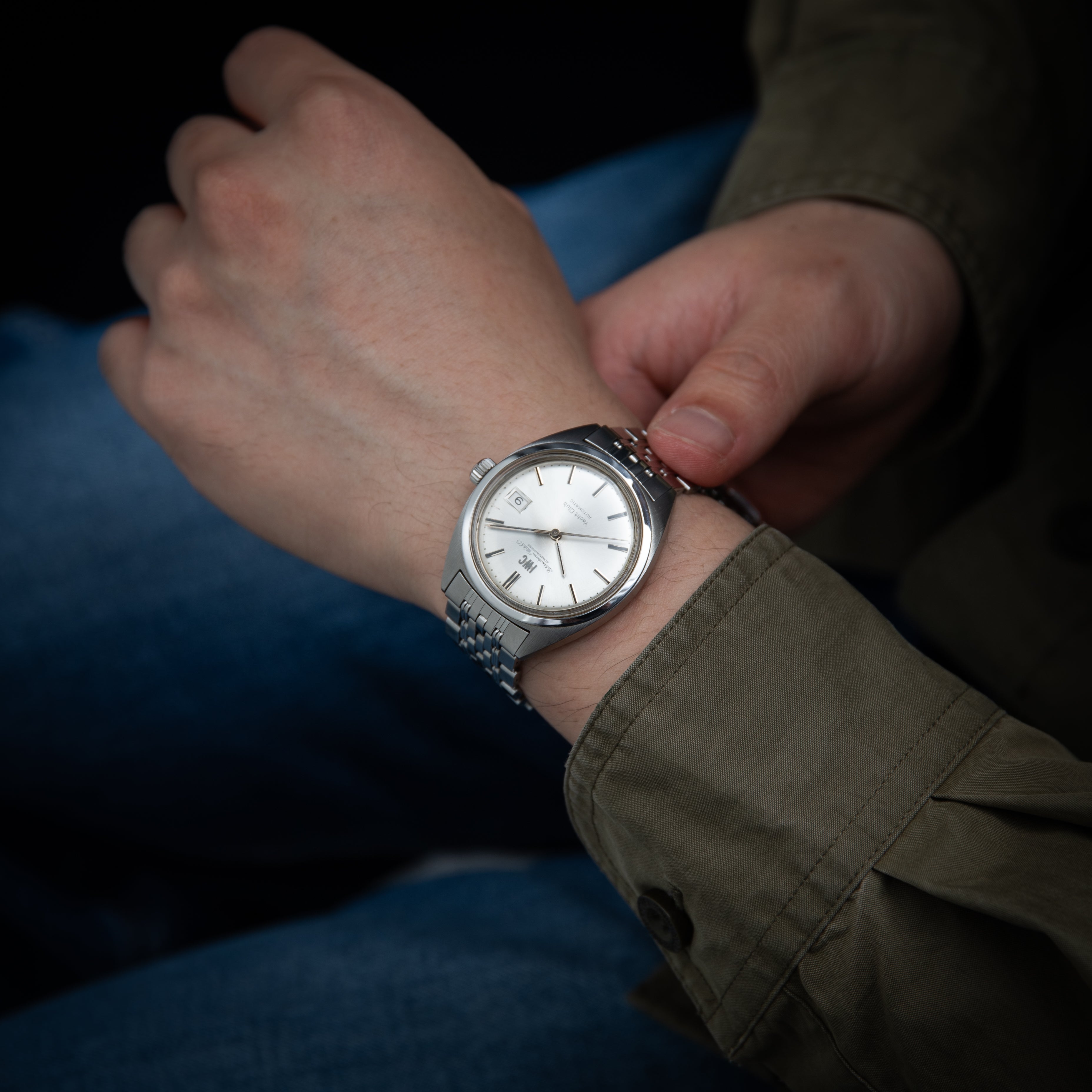 IWC ヨットクラブ 1972年製 ペラトン式自動巻き Cal.8541B 純正ゲイフレアーブレス