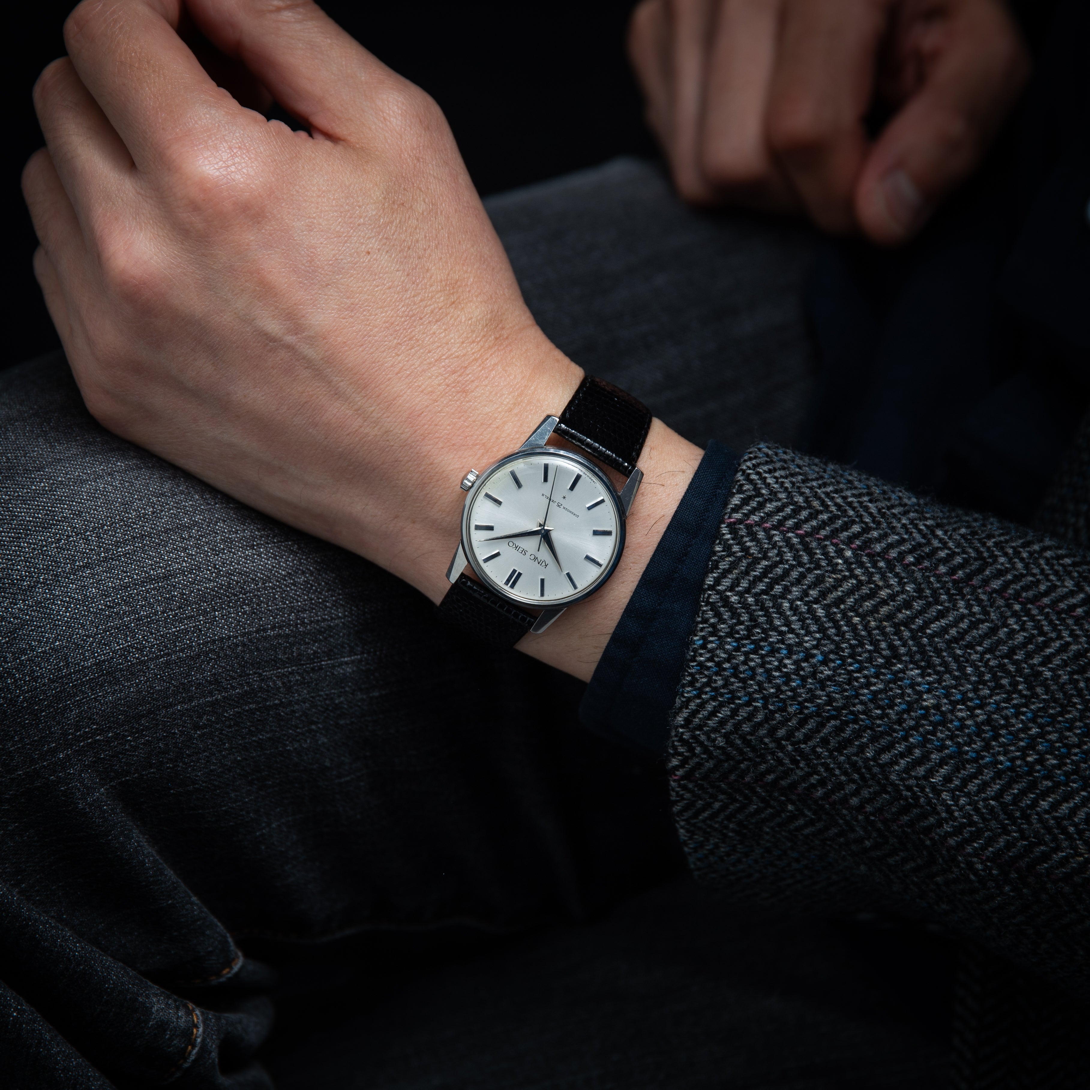 キングセイコー ファーストモデル 1963年製 Ref.15034 KS ステンレスケース 純正尾錠付き