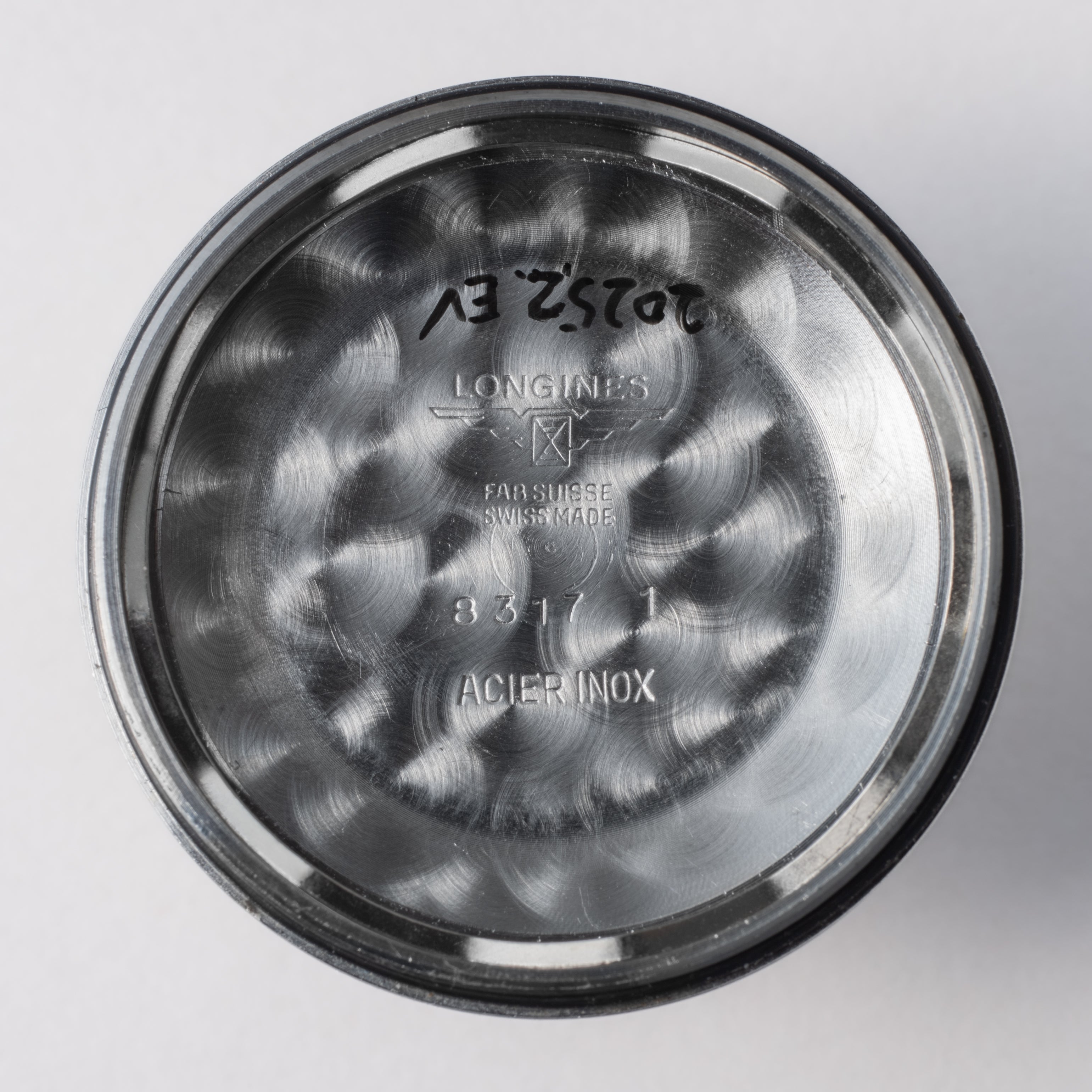 ロンジン ウルトラクロン 1969年製 クロスライン グレーダイヤル 純正尾錠付き