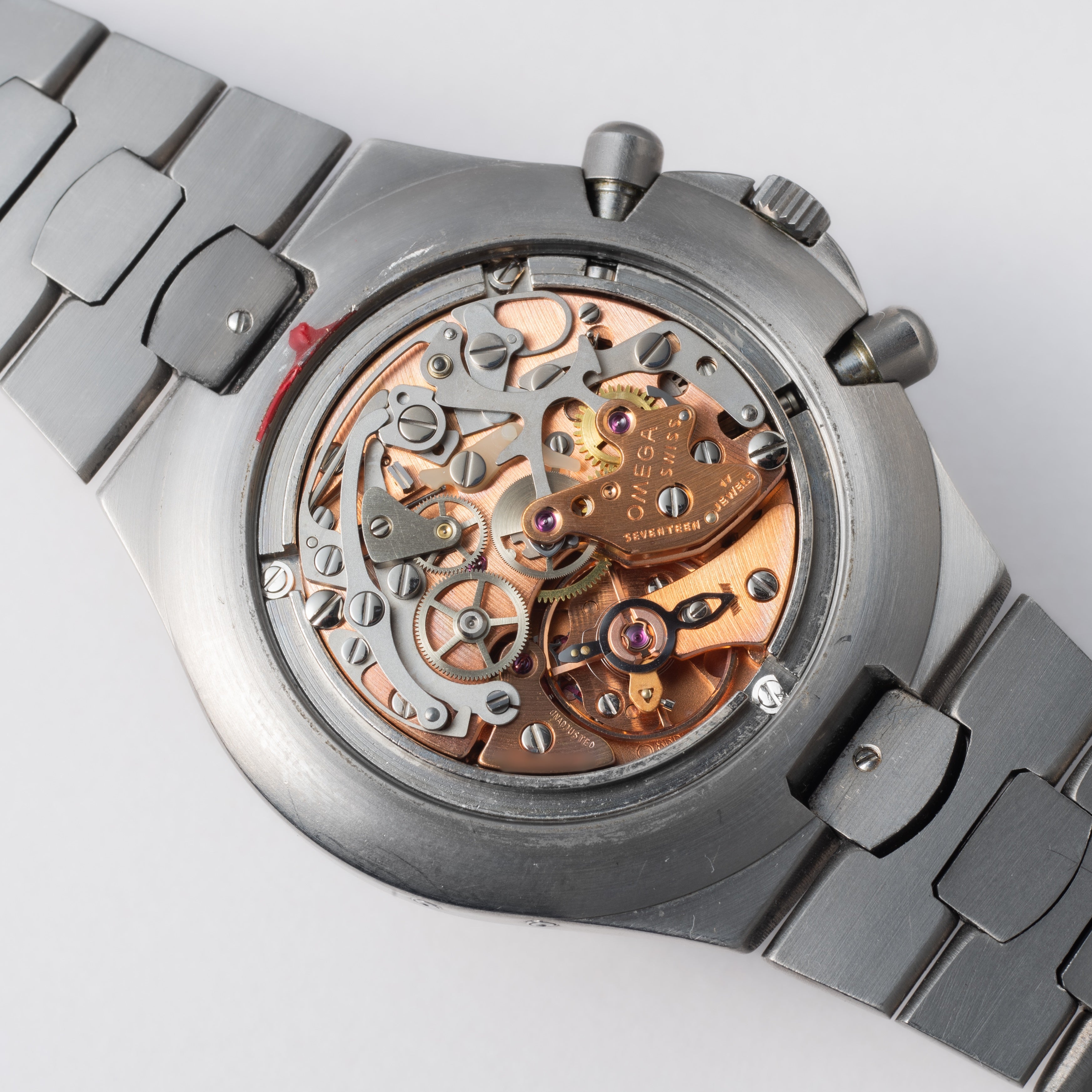 オメガ 1988年製 スピードマスター ムーンフェイズ 400本限定 チタンケース Cal.866 手巻き