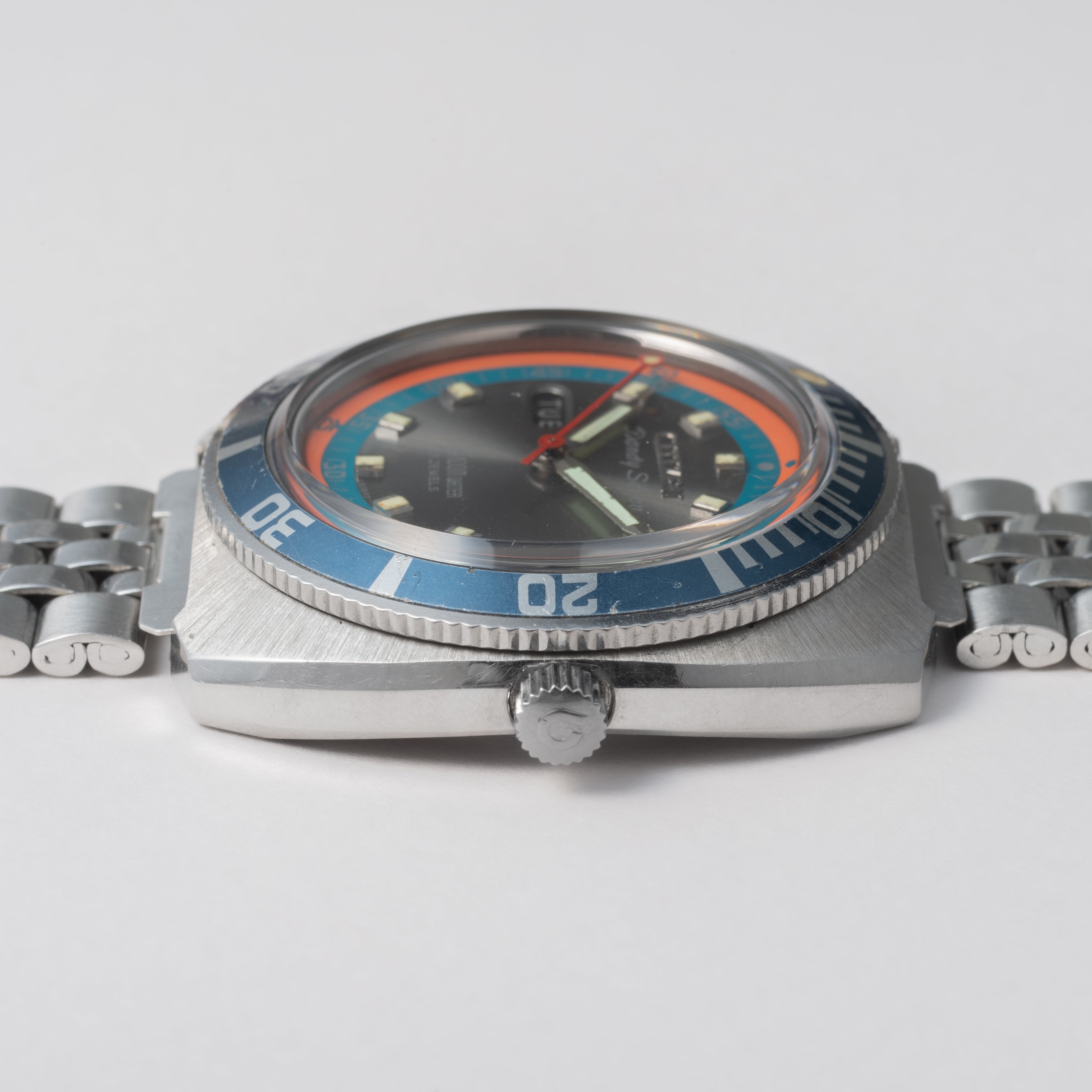 シチズン ダンディセブン ダイバー 1969年製 3トーンダイヤル 純正ブレス