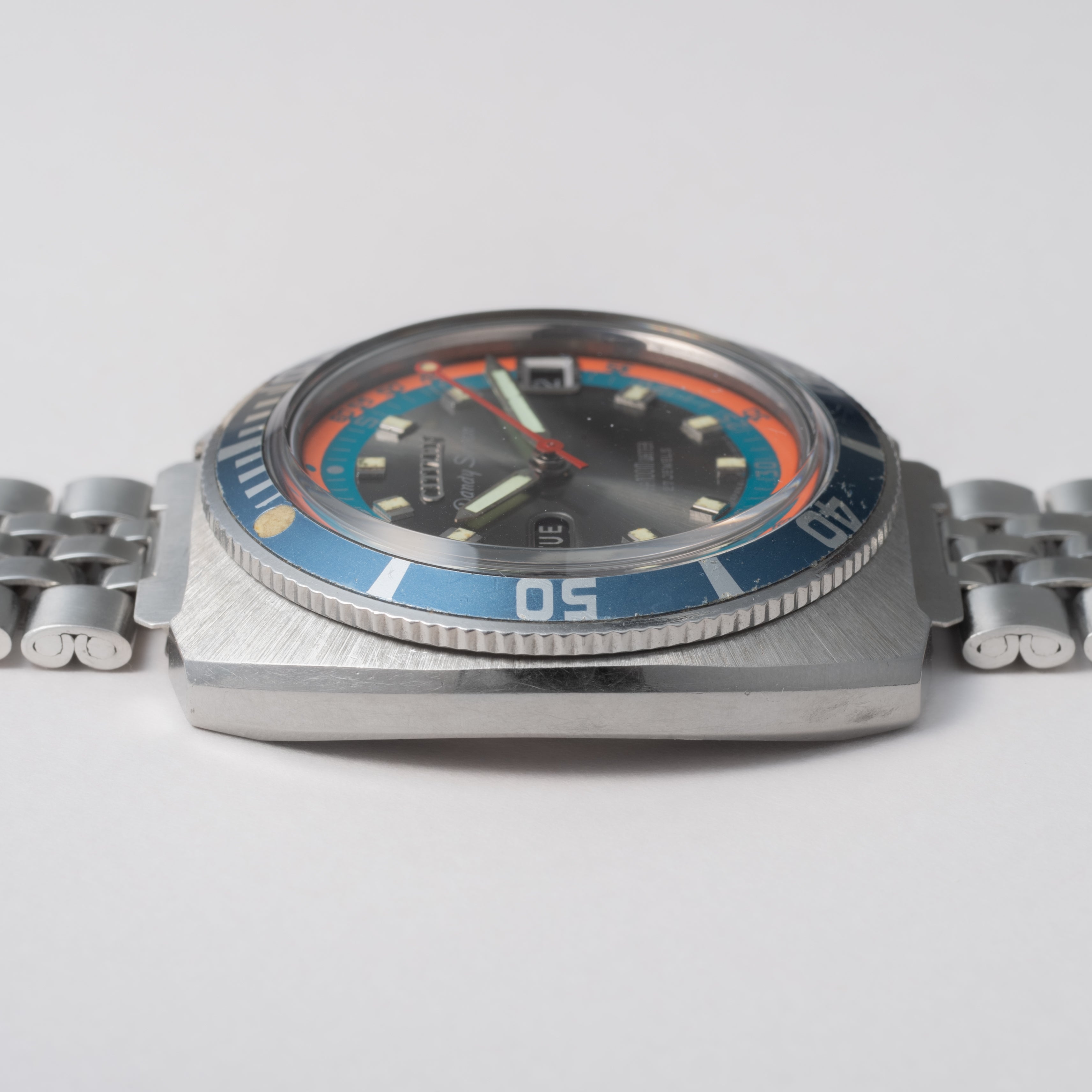 シチズン ダンディセブン ダイバー 1969年製 3トーンダイヤル 純正ブレス