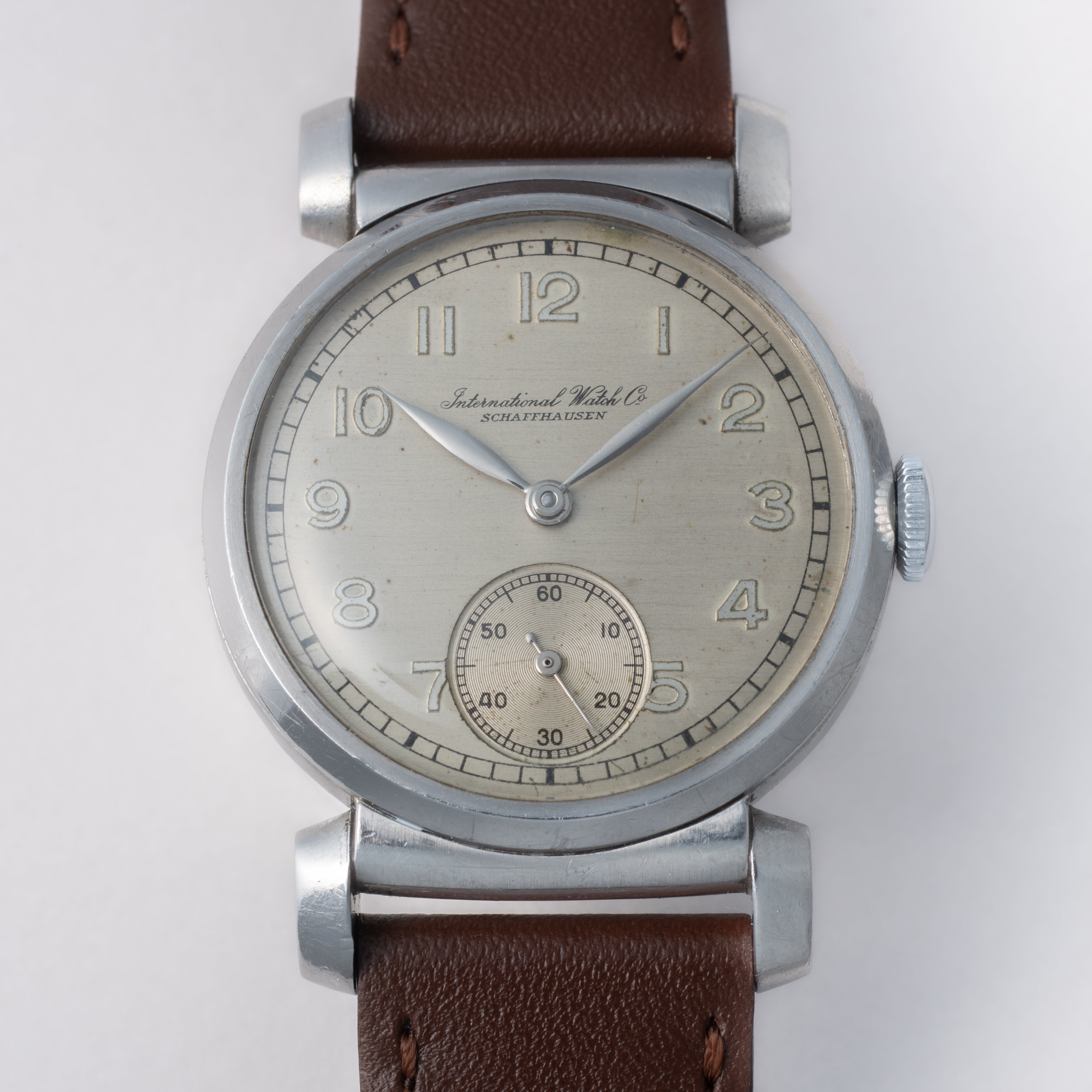 IWC 1938年製 フレキシブルラグ 手巻 Cal.83 ステイブライトケース オリジナルアラビアダイヤル