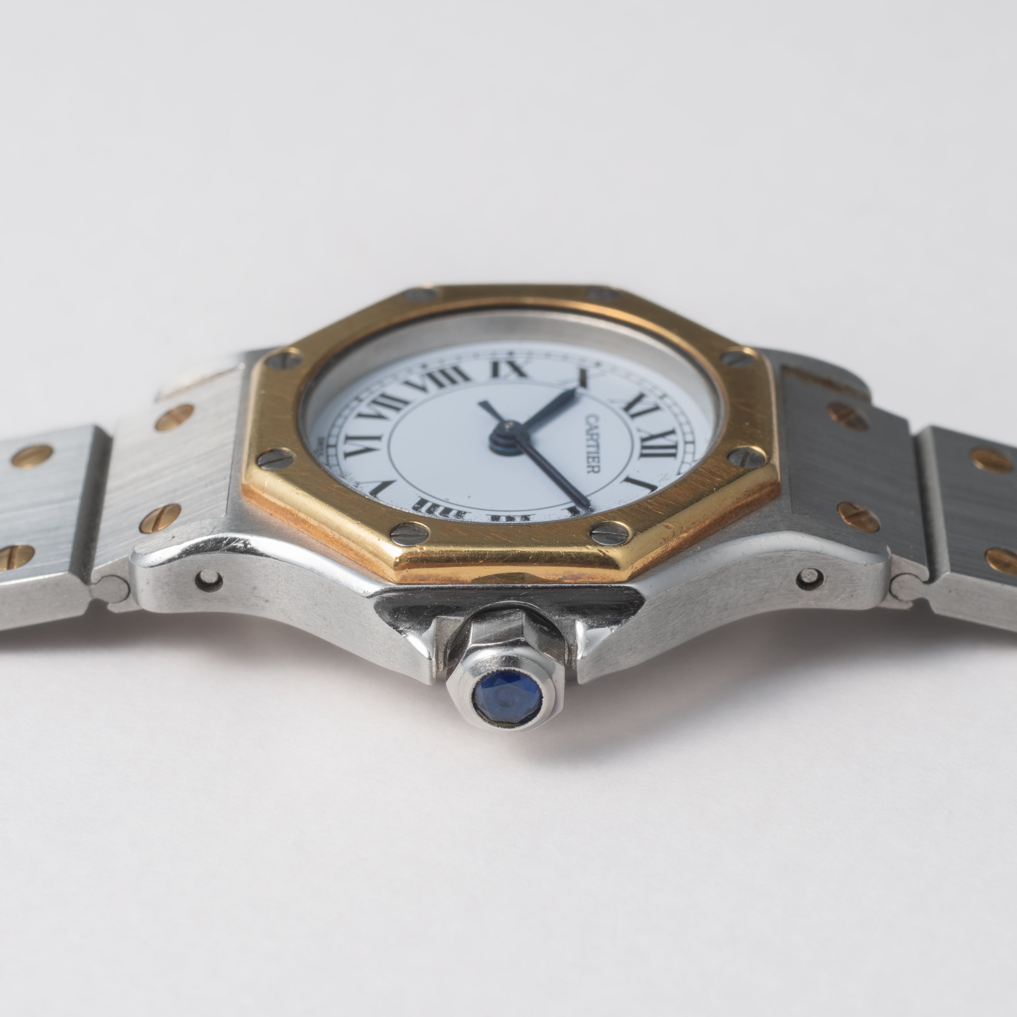 サントス オクタゴン 1980年代製 Ref.0907 SMサイズ コンビ