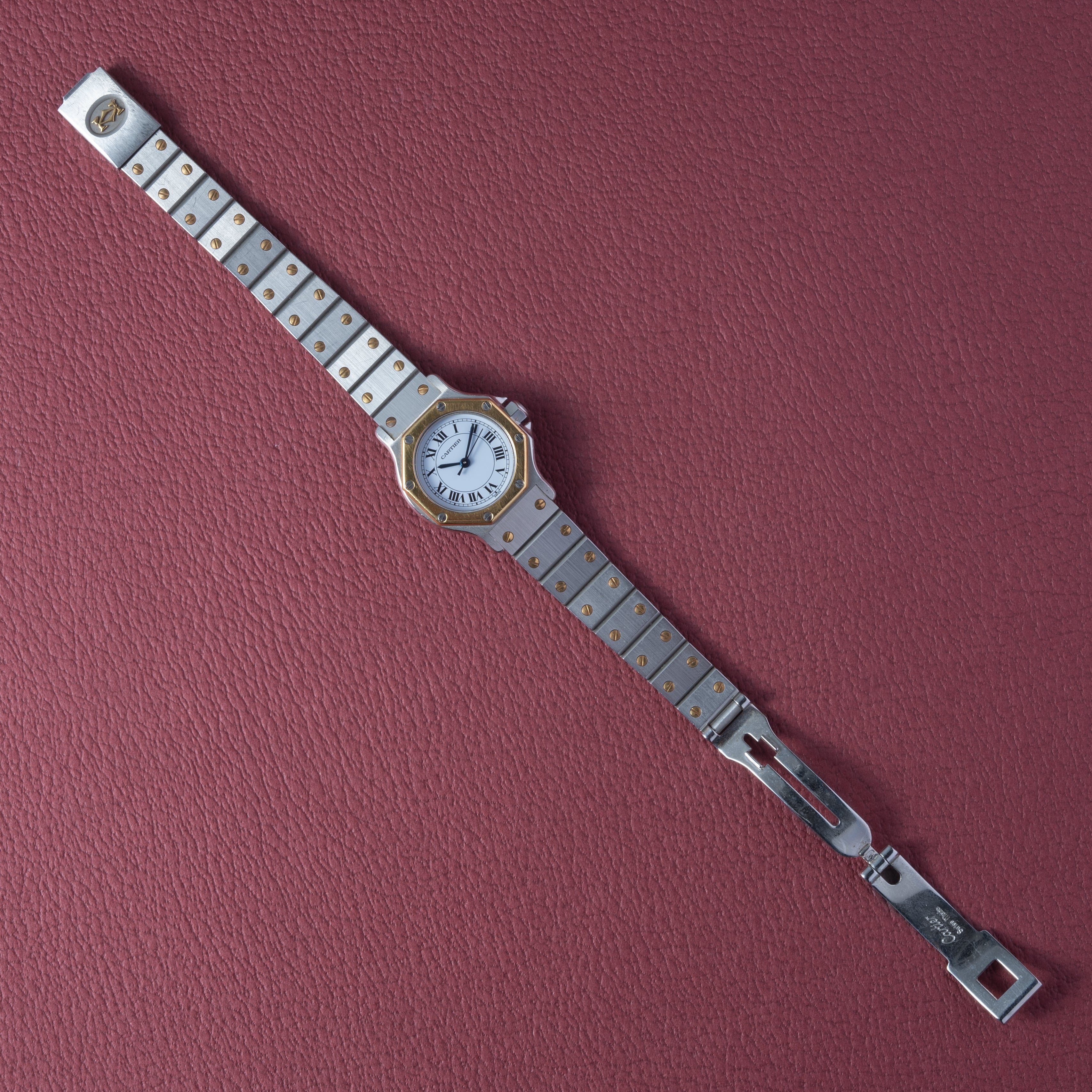 サントス オクタゴン 1980年代製 Ref.0907 SMサイズ コンビ