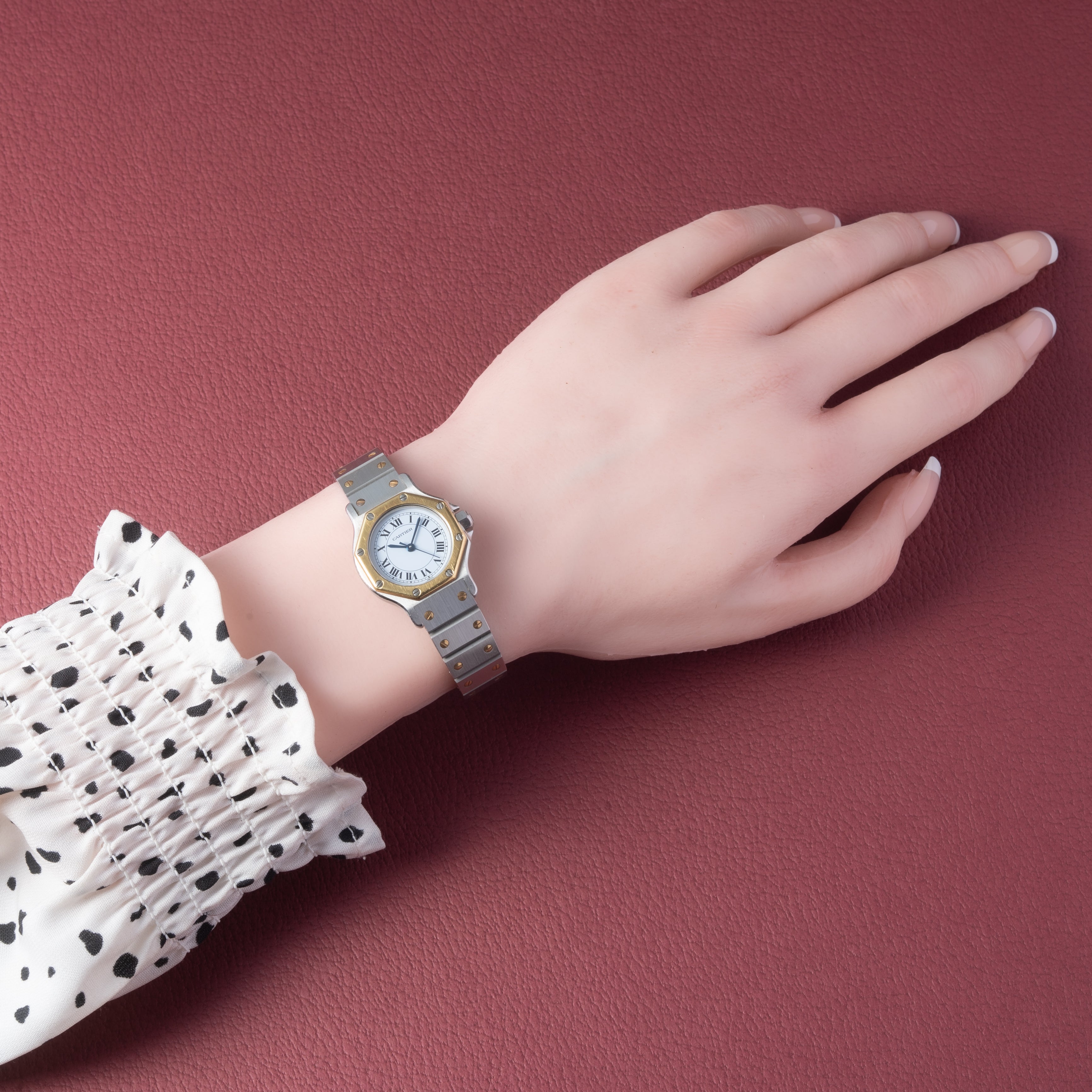 サントス オクタゴン 1980年代製 Ref.0907 SMサイズ コンビ