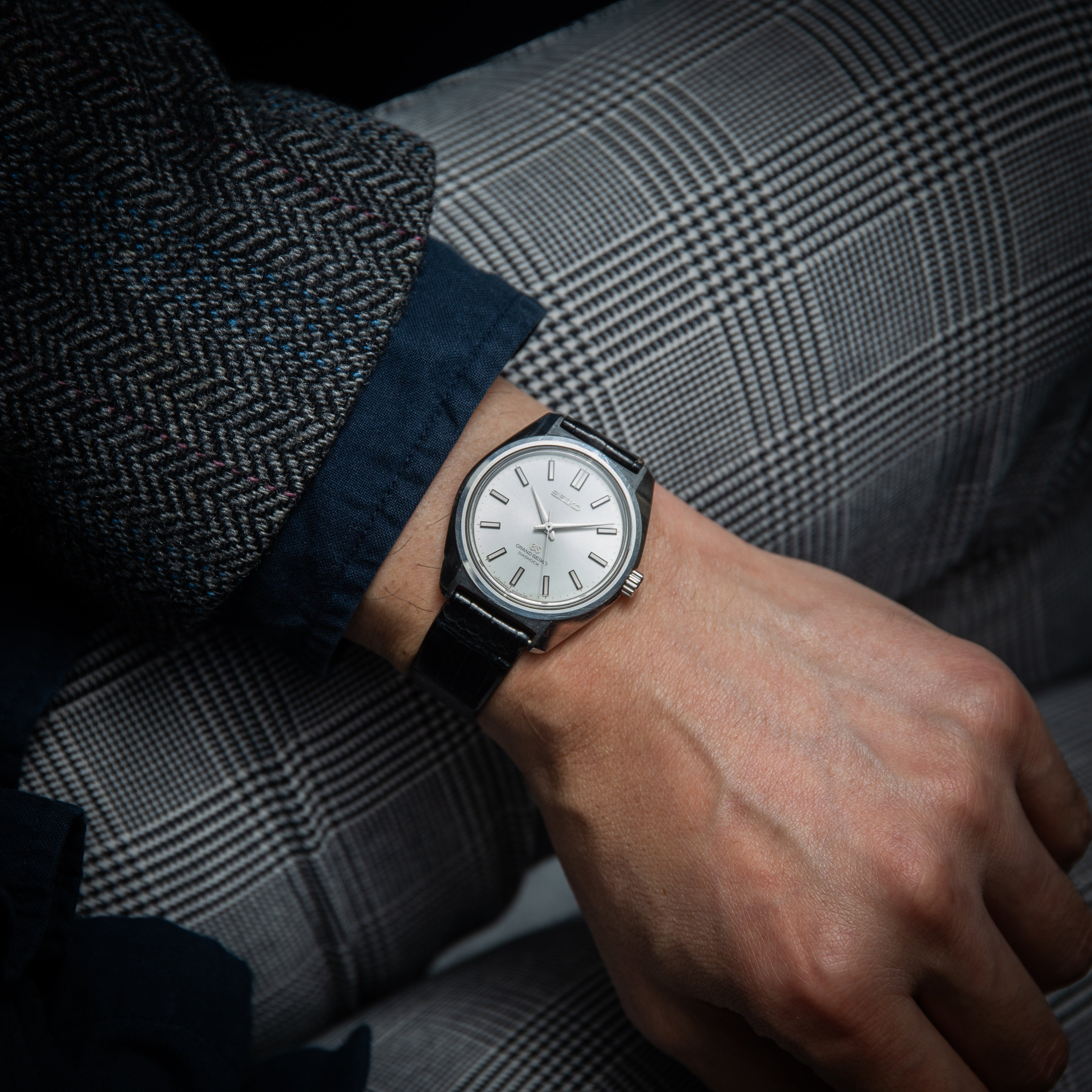 グランドセイコー 1966年製 Ref.4420-9000 44GS 前期 セイコースタイルケース ロービート手巻き GS箱付き