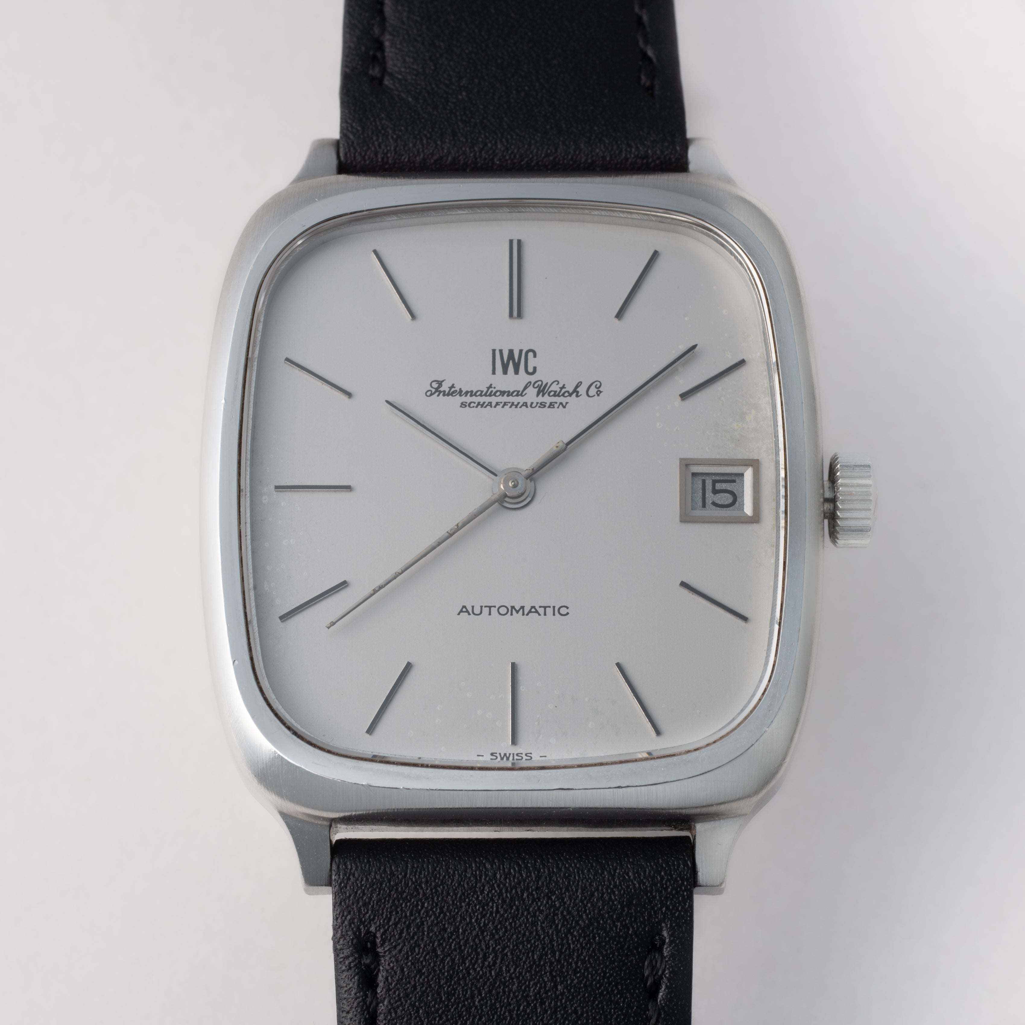 IWC スクエアケース デイト 1978年製 ジャガールクルトムーブ 自動巻き Cal.3254