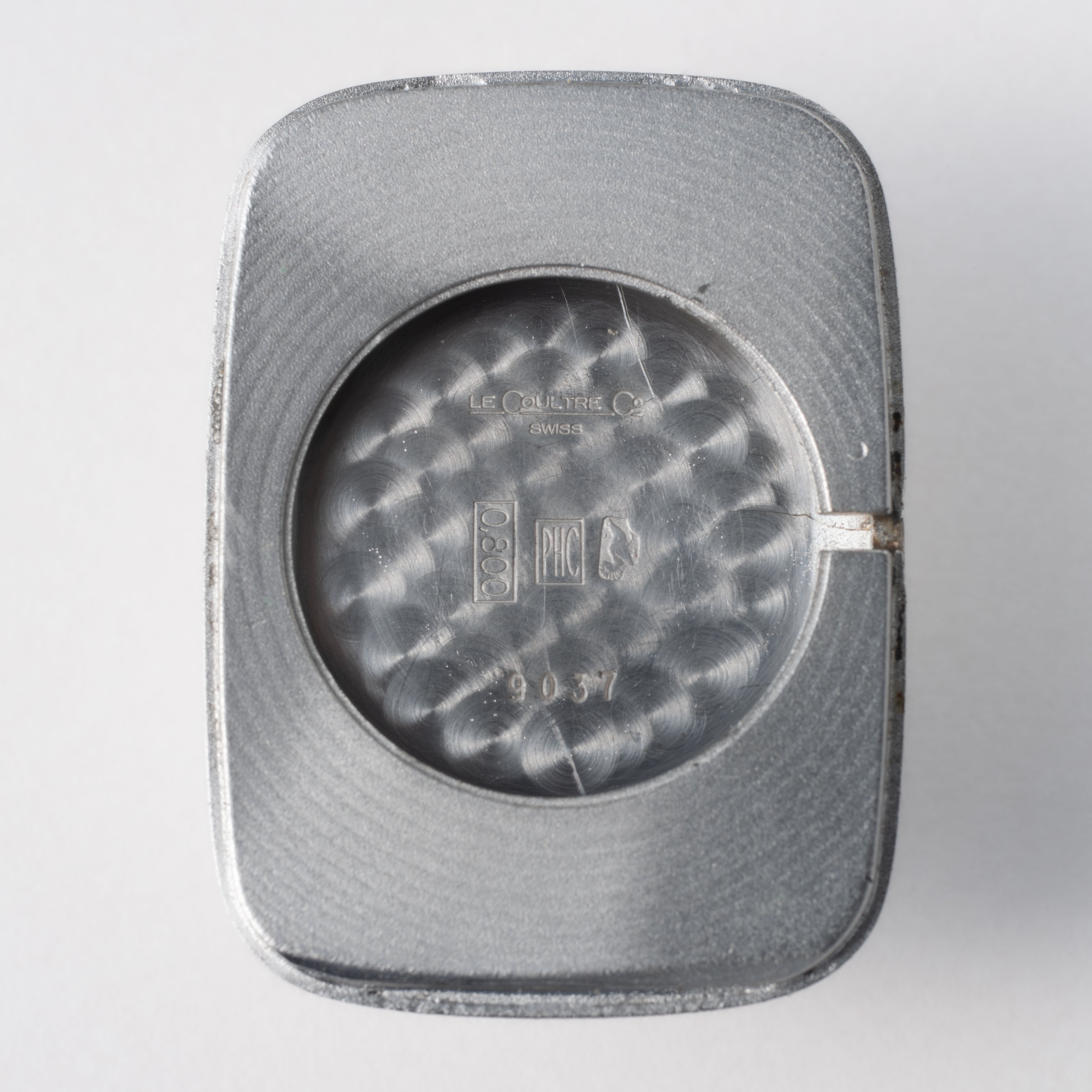 ジャガールクルト レクタンギュラー 銀無垢ケース 手巻き 1970年代製 Ref.9037 Cal.818/2