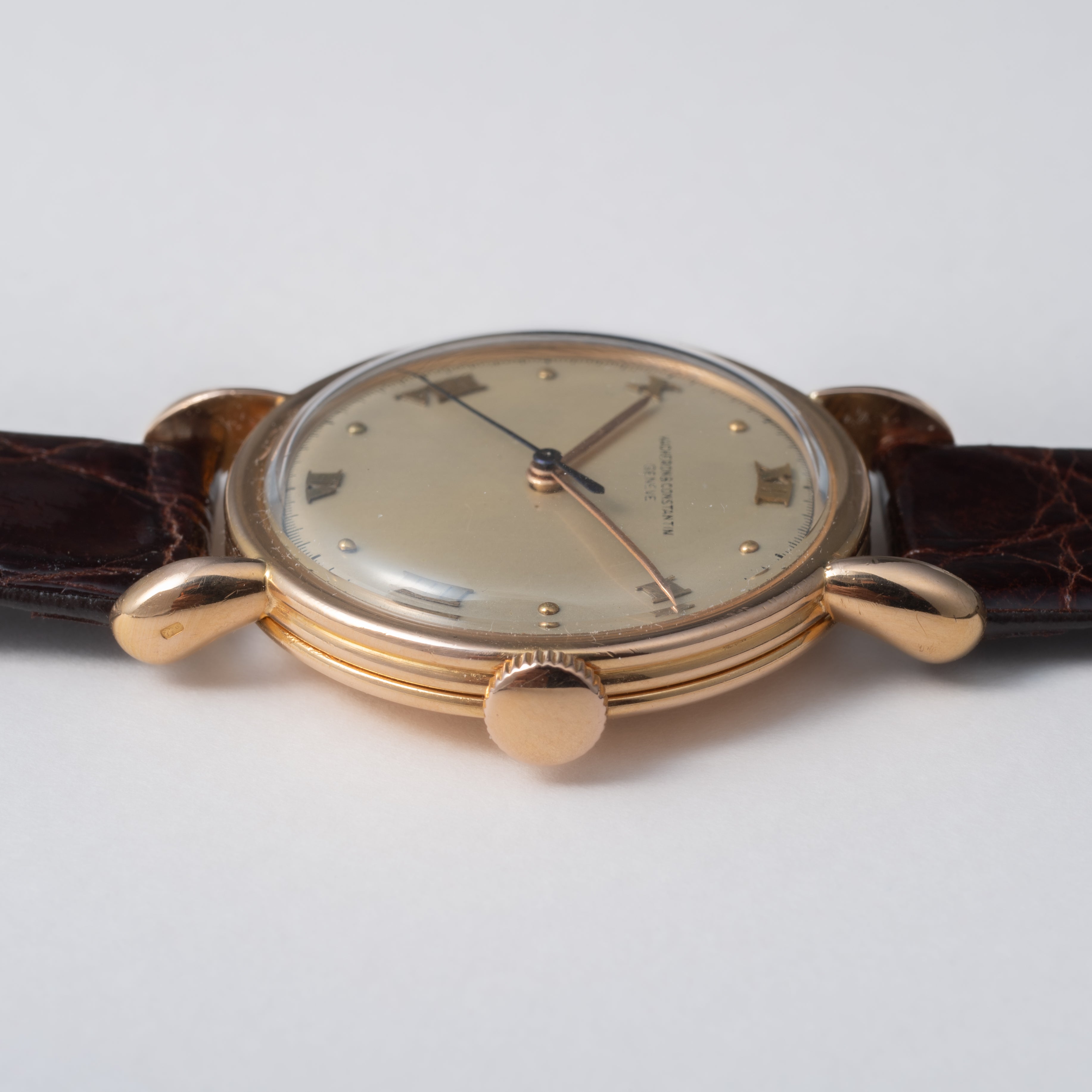 ヴァシュロン・コンスタンタン ティアドロップラグ 18金無垢ピンクゴールド 1950年製 アーカイブ付き