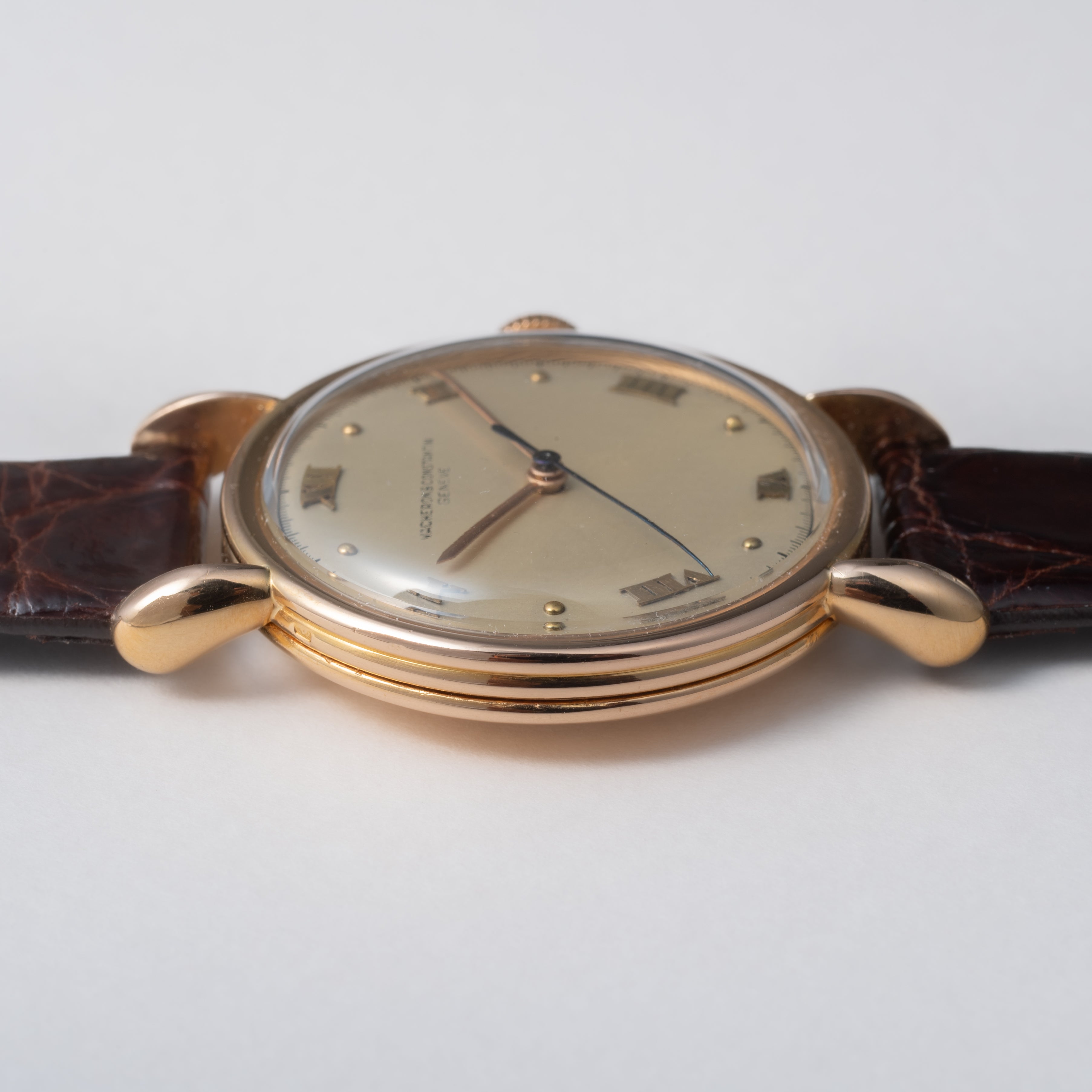 ヴァシュロン・コンスタンタン ティアドロップラグ 18金無垢ピンクゴールド 1950年製 アーカイブ付き