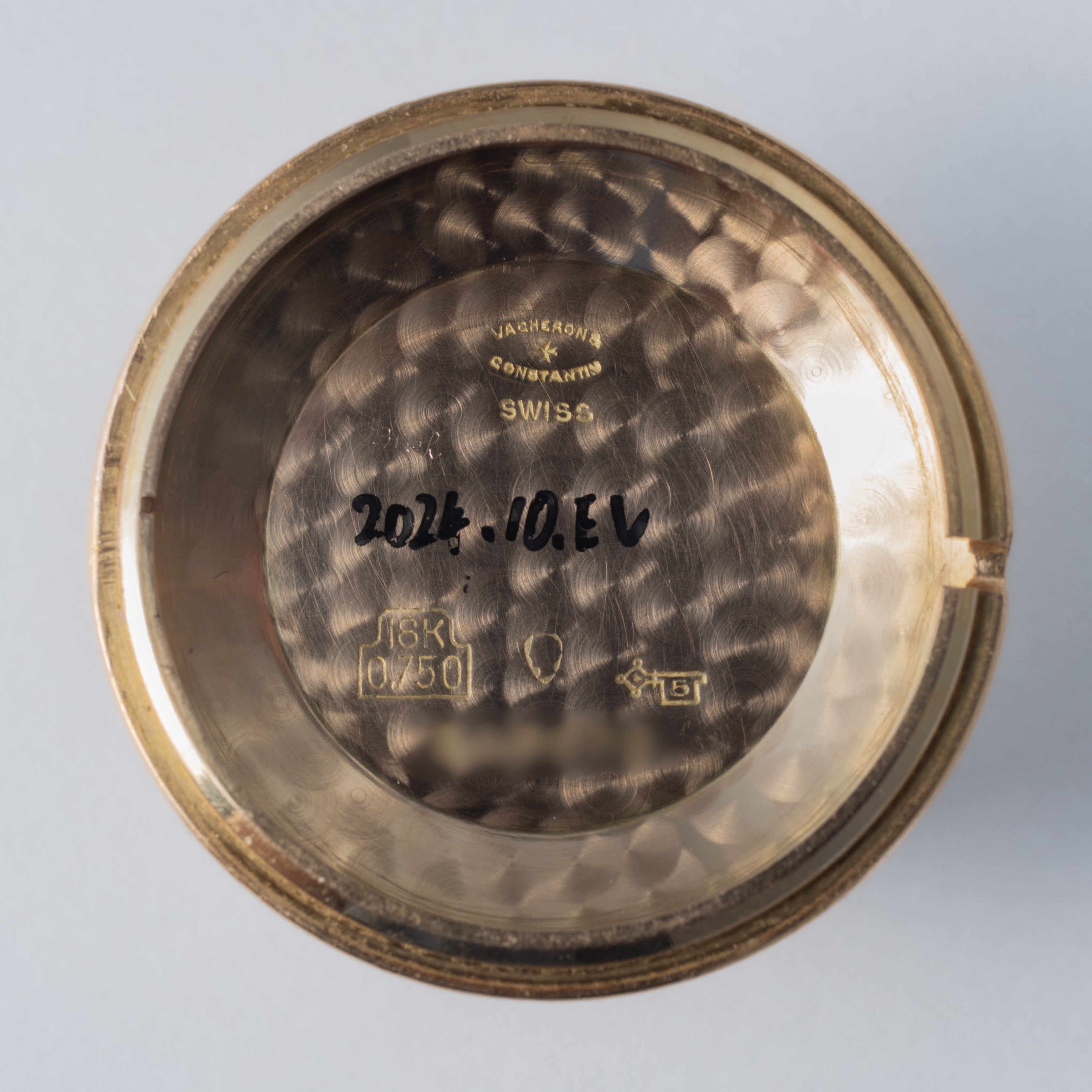 ヴァシュロン・コンスタンタン ティアドロップラグ 18金無垢ピンクゴールド 1950年製 アーカイブ付き