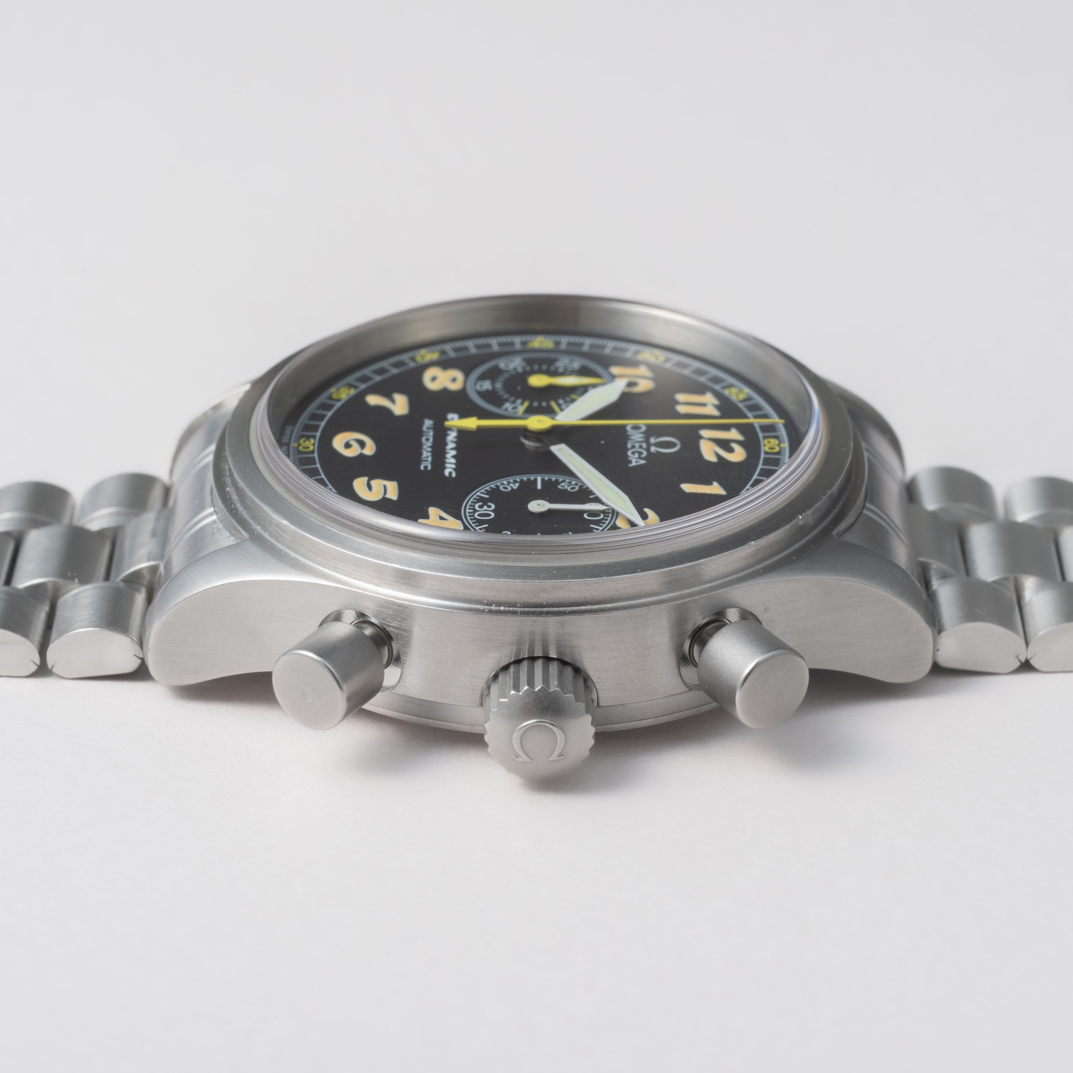 オメガ ダイナミック クロノグラフ 1995年製 自動巻き Cal.1138 純正ブレス