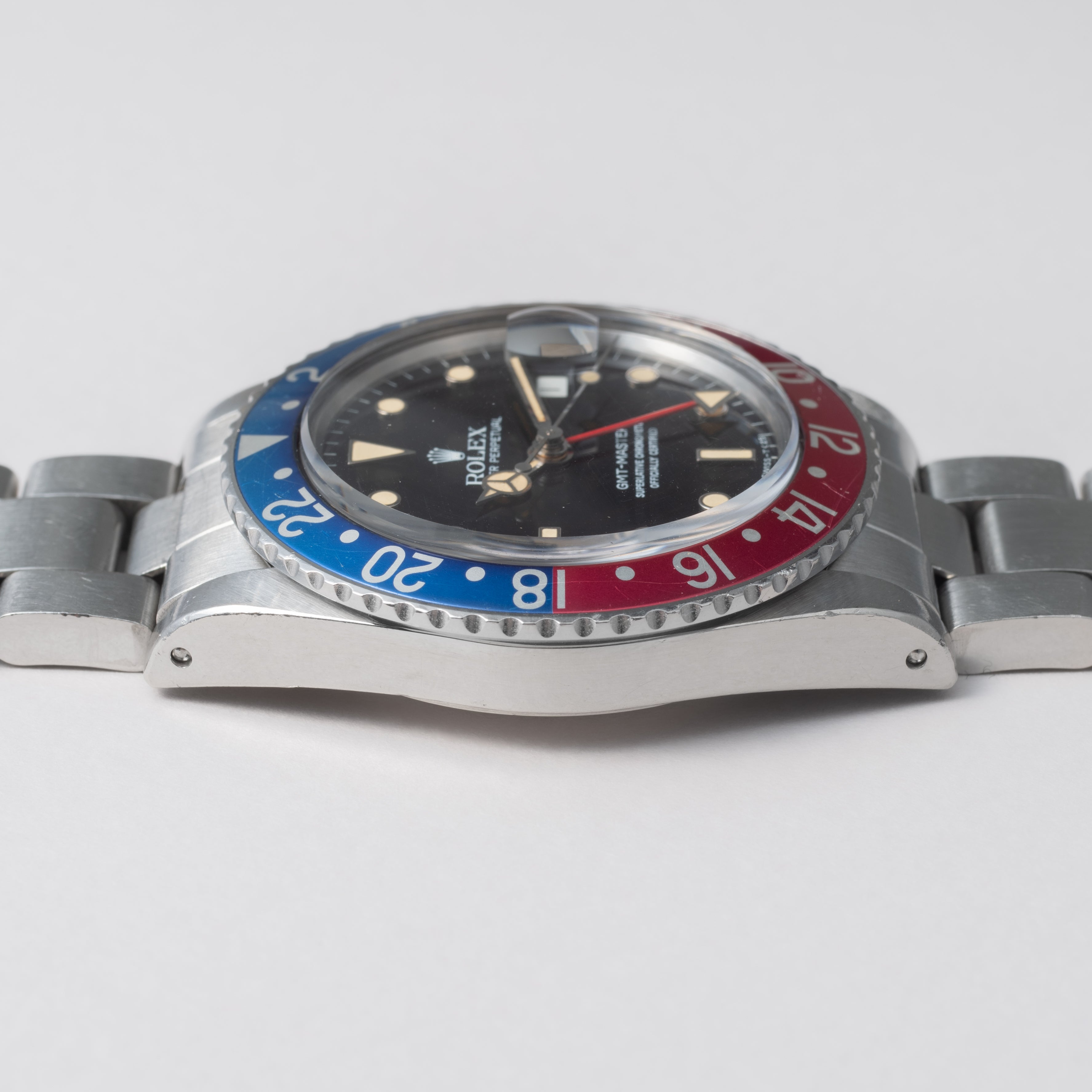 ロレックス GMTマスター 1983年製 Ref.16750 フチありトリチウム夜光 ペプシベゼル
