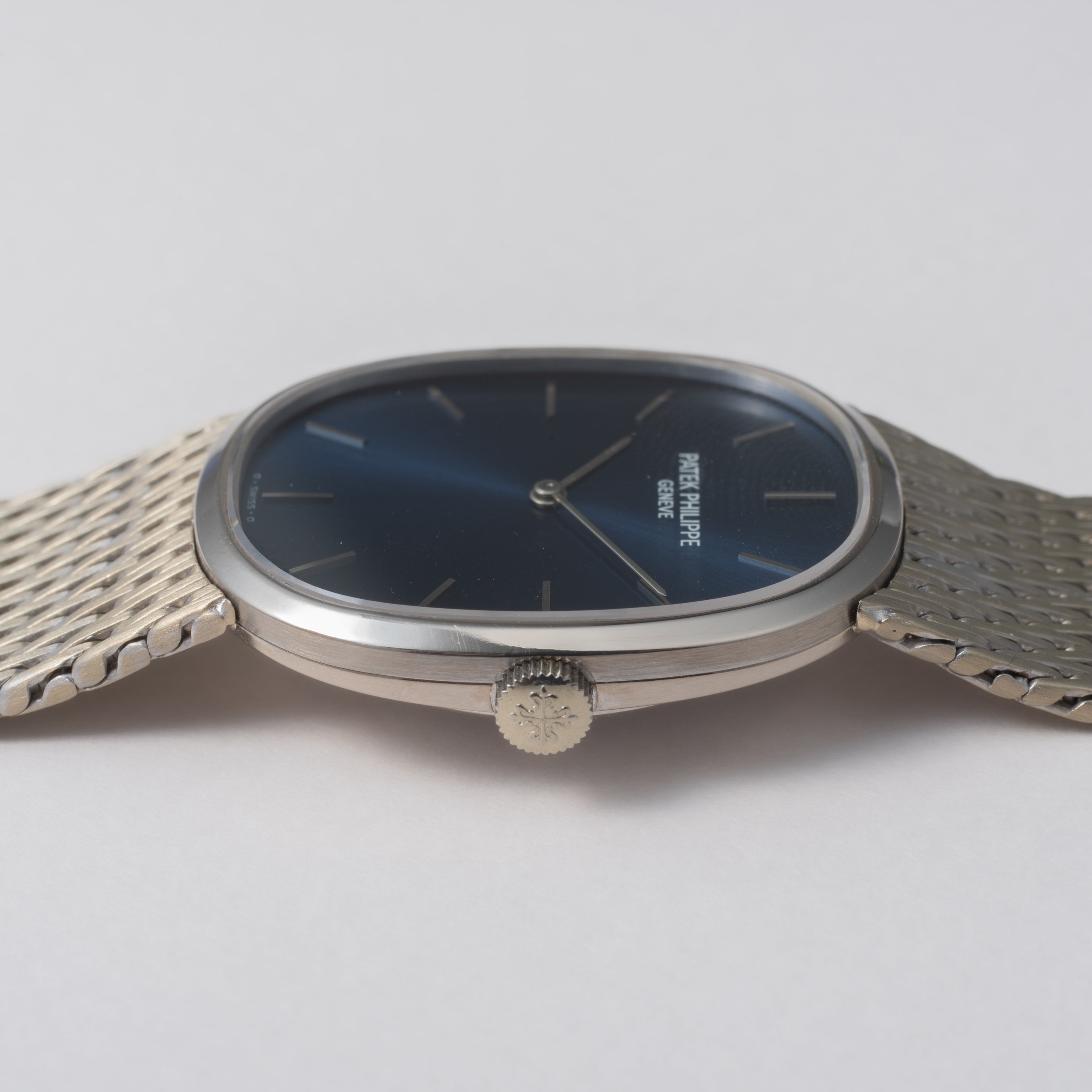 パテック・フィリップ ゴールデンエリプス 18金無垢ホワイトゴールド ブレス 1970年代前半製 手巻き