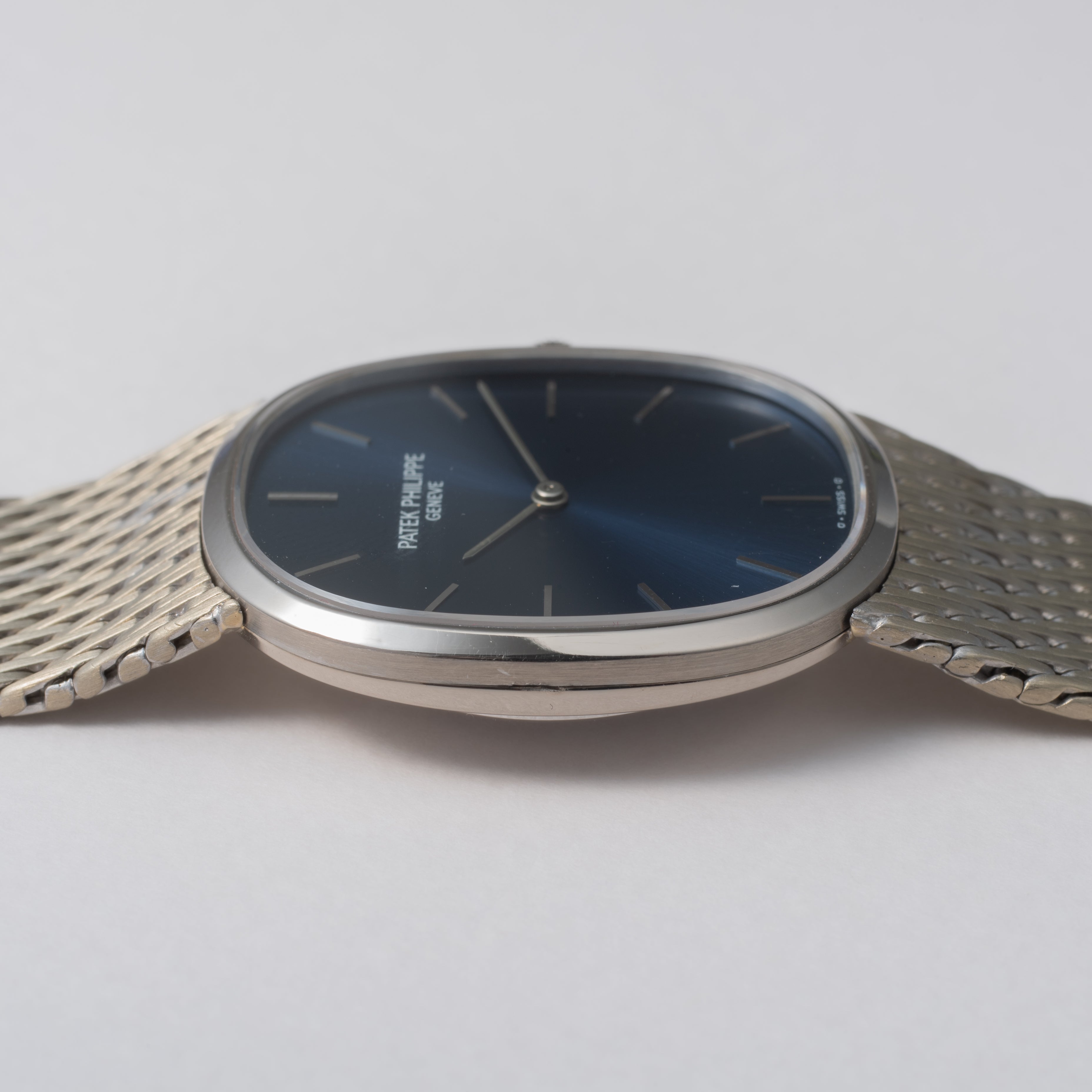 パテック・フィリップ ゴールデンエリプス 18金無垢ホワイトゴールド ブレス 1970年代前半製 手巻き