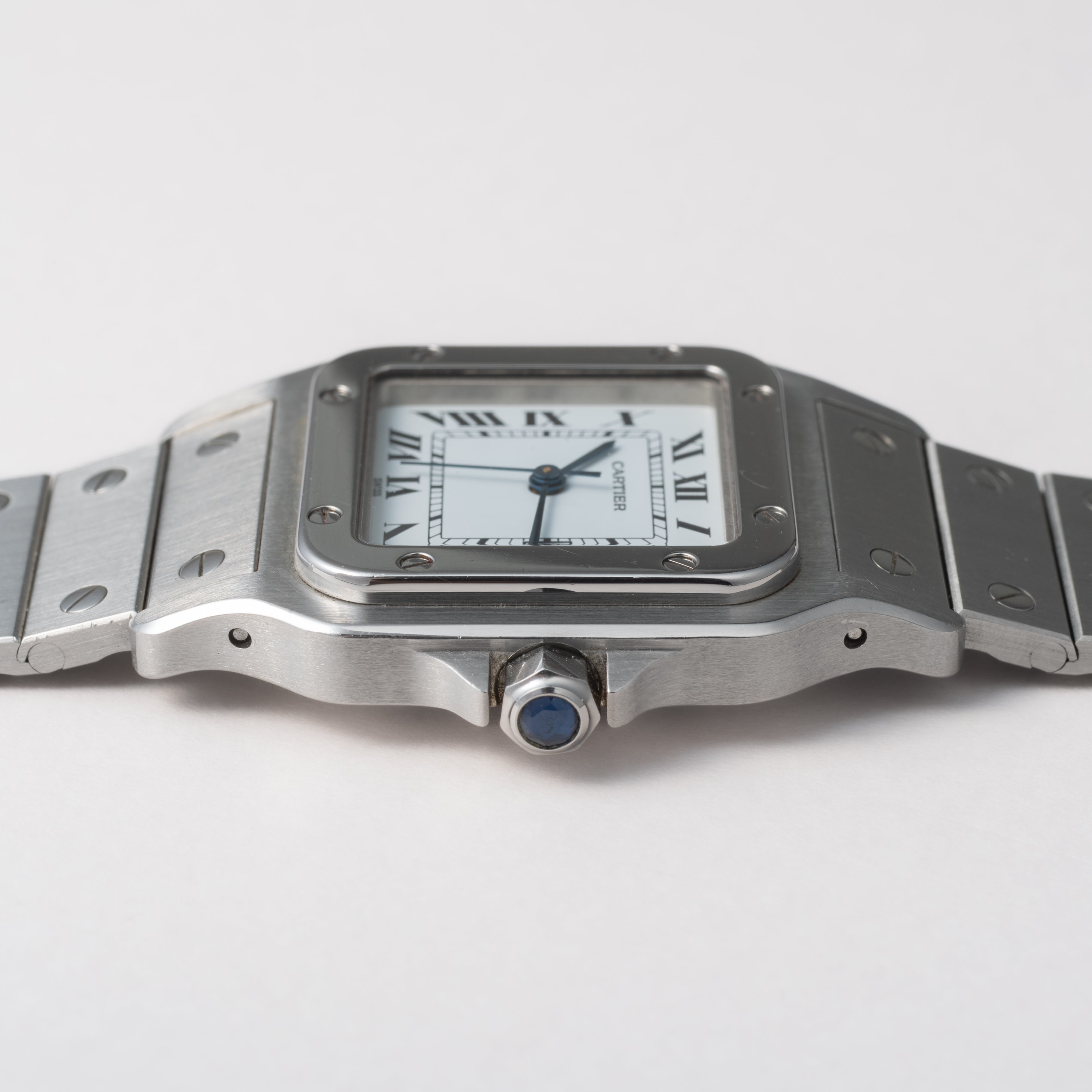 カルティエ サントス LMサイズ 1980年代製 Ref.2960 ステンレスケース 自動巻き 箱・ギャラ付き