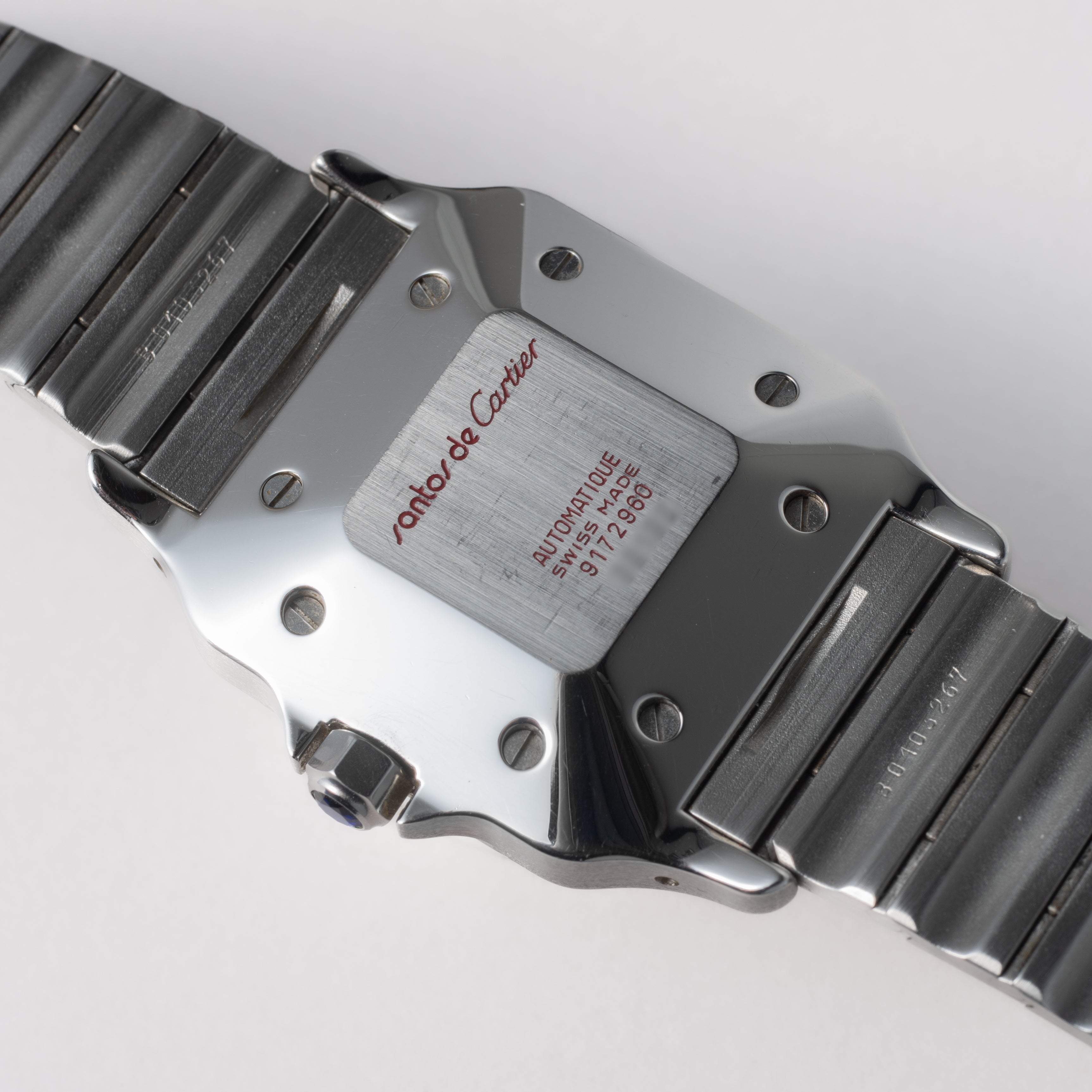 カルティエ サントス LMサイズ 1980年代製 Ref.2960 ステンレスケース 自動巻き 箱・ギャラ付き