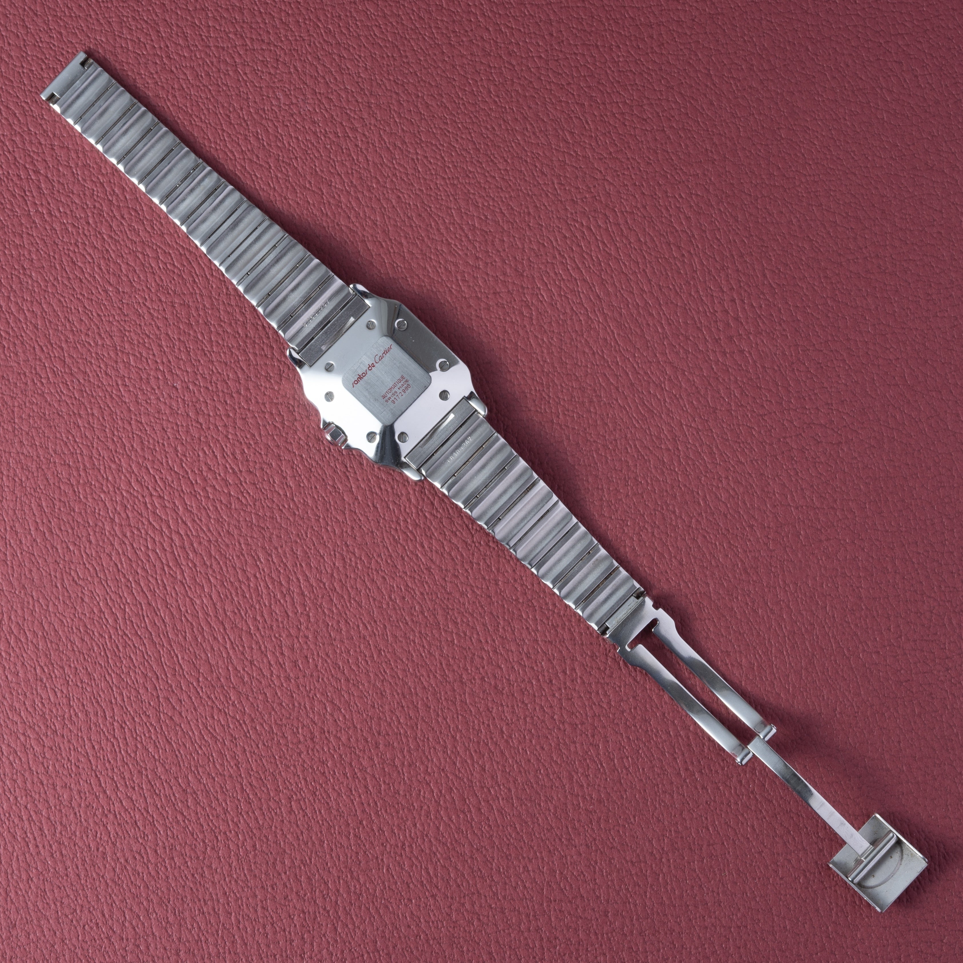 カルティエ サントス LMサイズ 1980年代製 Ref.2960 ステンレスケース 自動巻き 箱・ギャラ付き