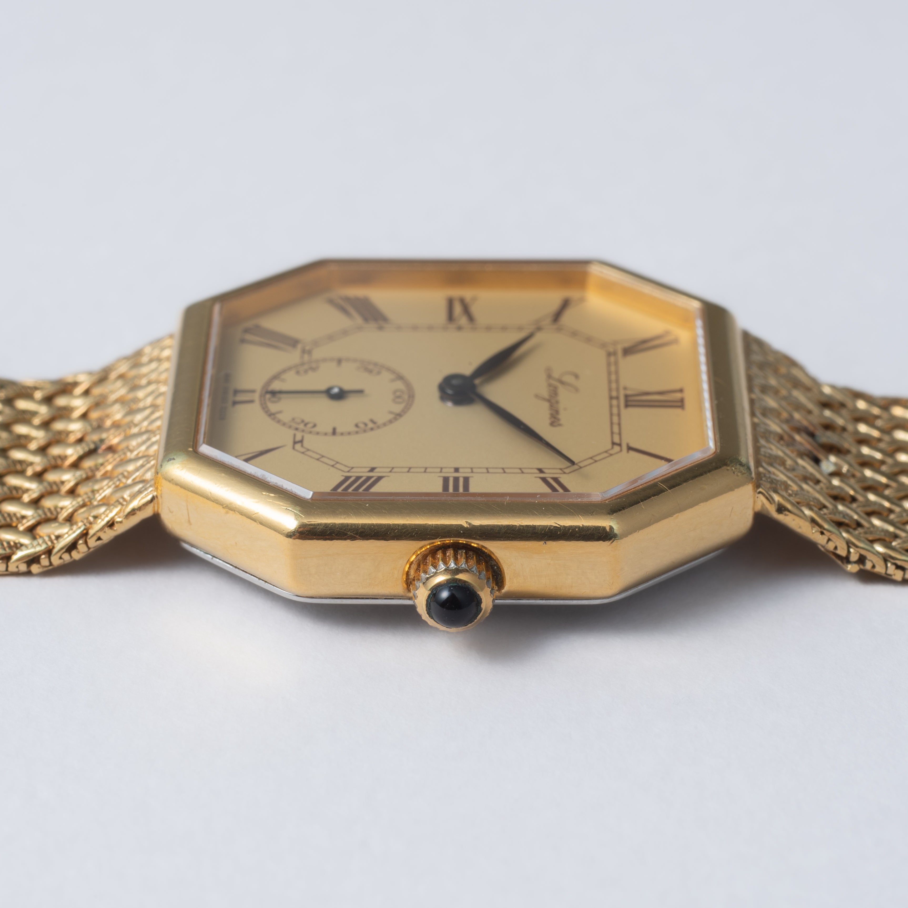 ロンジン オクタゴンケース 1969年製 GP/ステンバック ローマンダイヤル スモールセコンド 手巻き