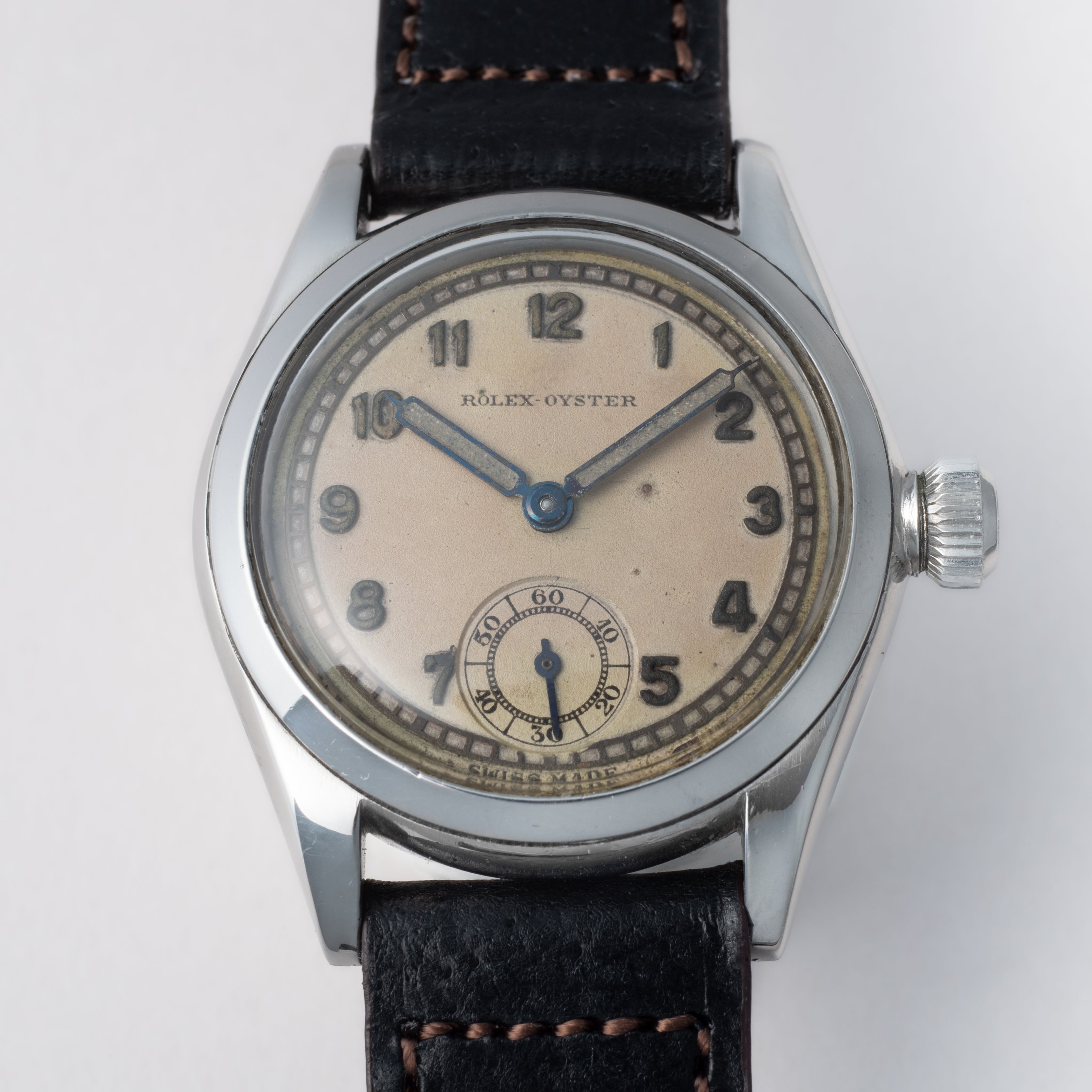ロレックス オイスター アラビアダイアル スモセコ 手巻き 1942年製 Ref.3121
