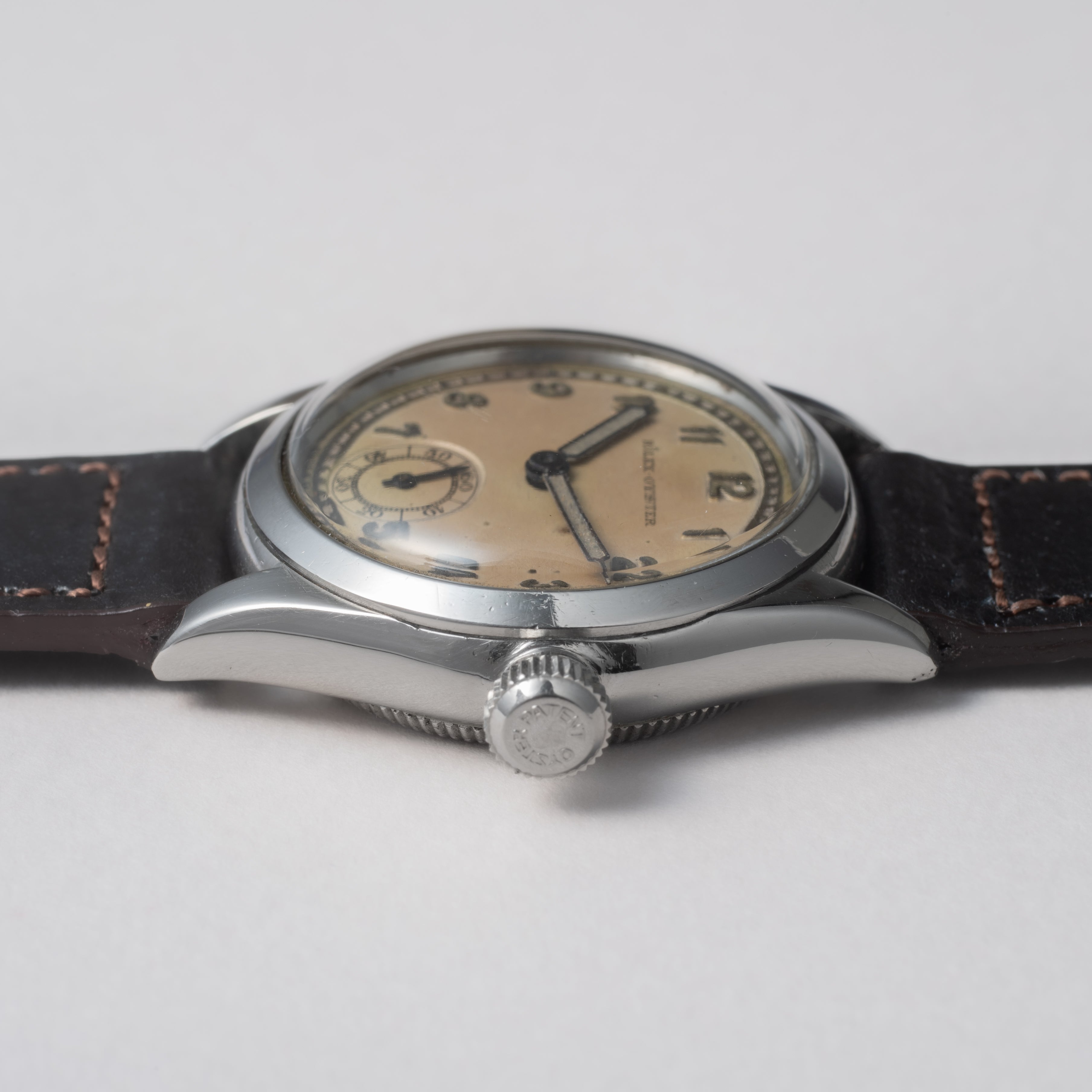 ロレックス オイスター アラビアダイアル スモセコ 手巻き 1942年製 Ref.3121
