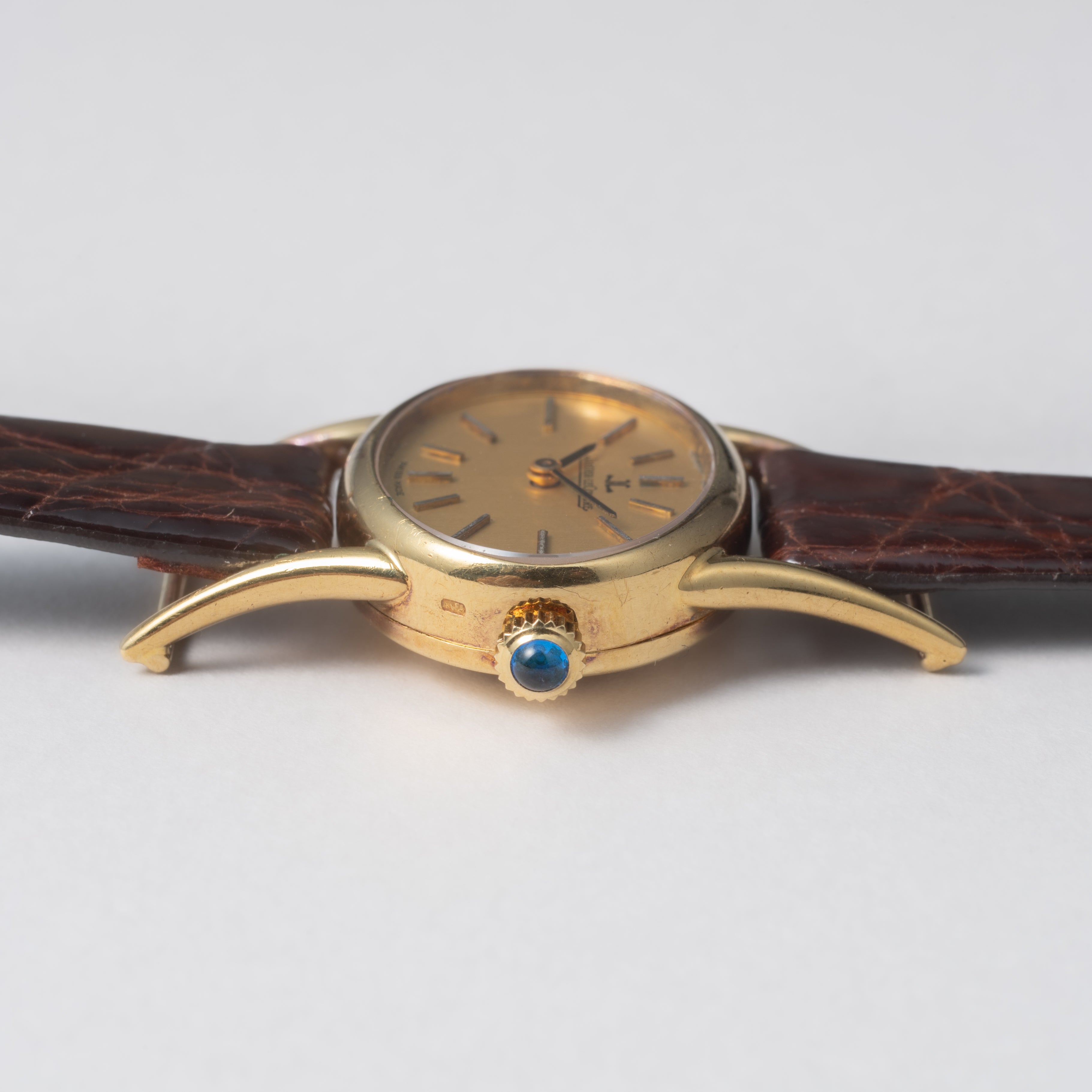 ジャガールクルト 18金無垢イエローゴールド レディースウォッチ 1970年代製 手巻き