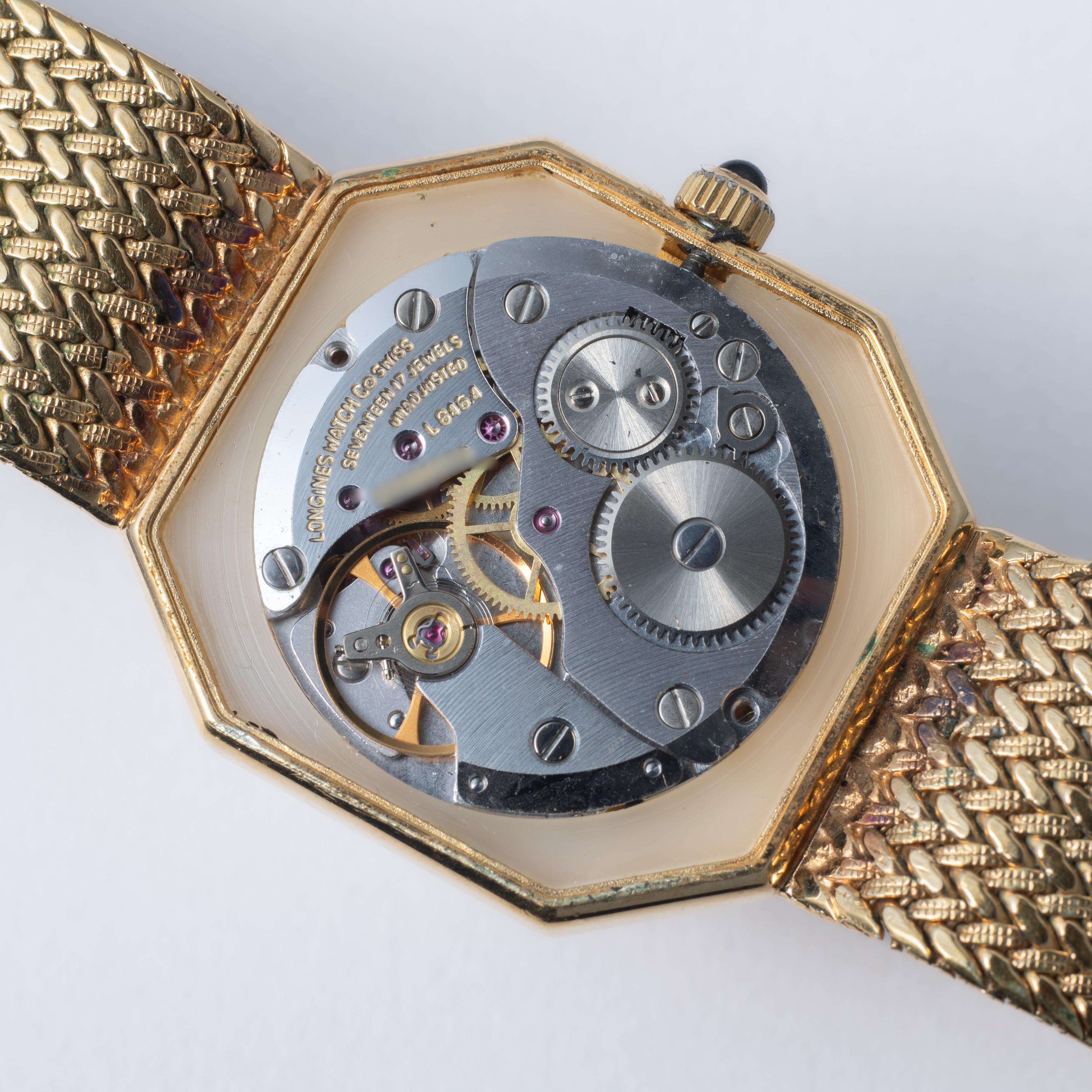 ロンジン オクタゴンケース 1969年製 GP/ステンバック ローマンダイヤル スモールセコンド 手巻き