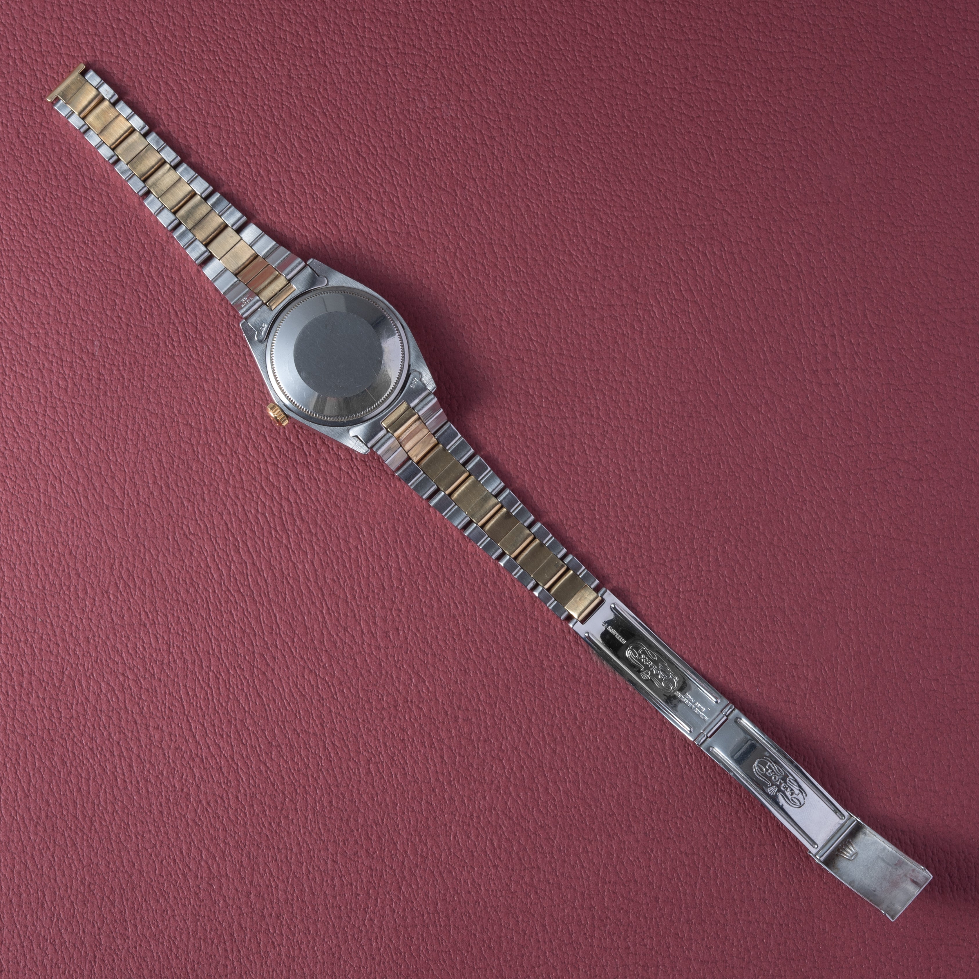 ロレックス 1972年製 オイスターパーペチュアルデイト コンビ Ref.1505 純正コンビオイスターブレス
