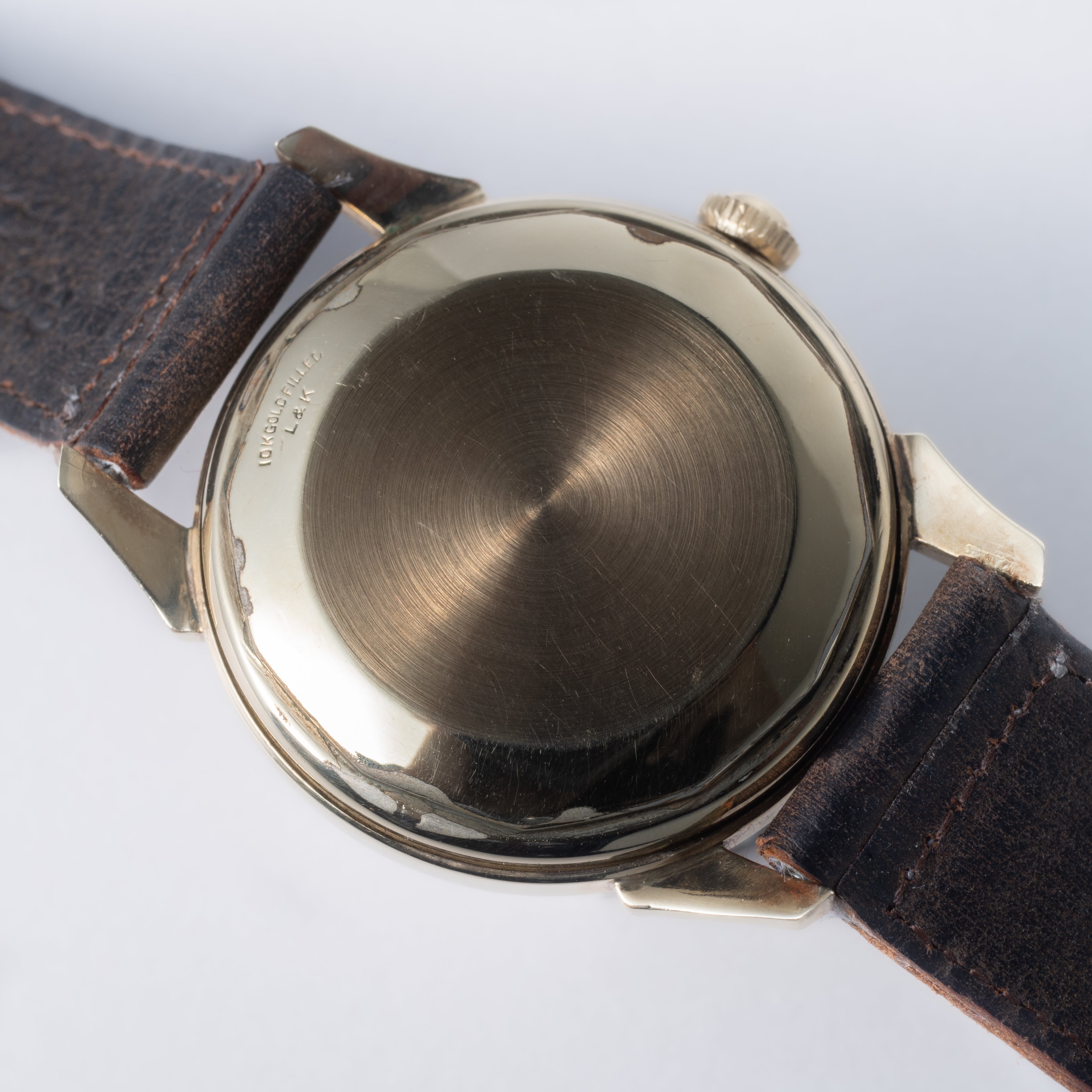 チューダー 小薔薇プリンス ブラックギョーシェダイヤル 1950年代製 自動巻き Cal.390 バタフライローター 10KGF