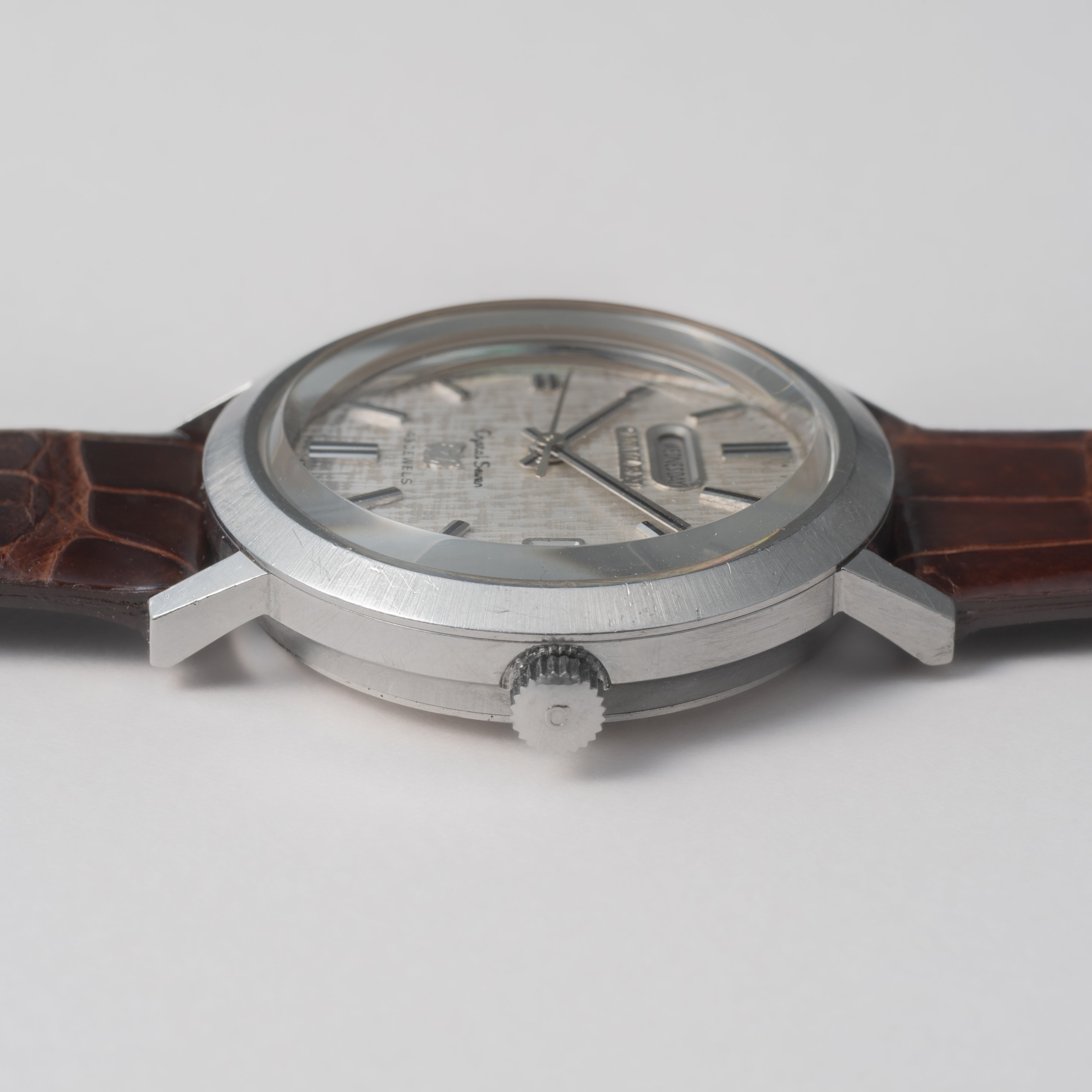 シチズン クリスタル7 43石 1968年製 自動巻 絹目ダイヤル