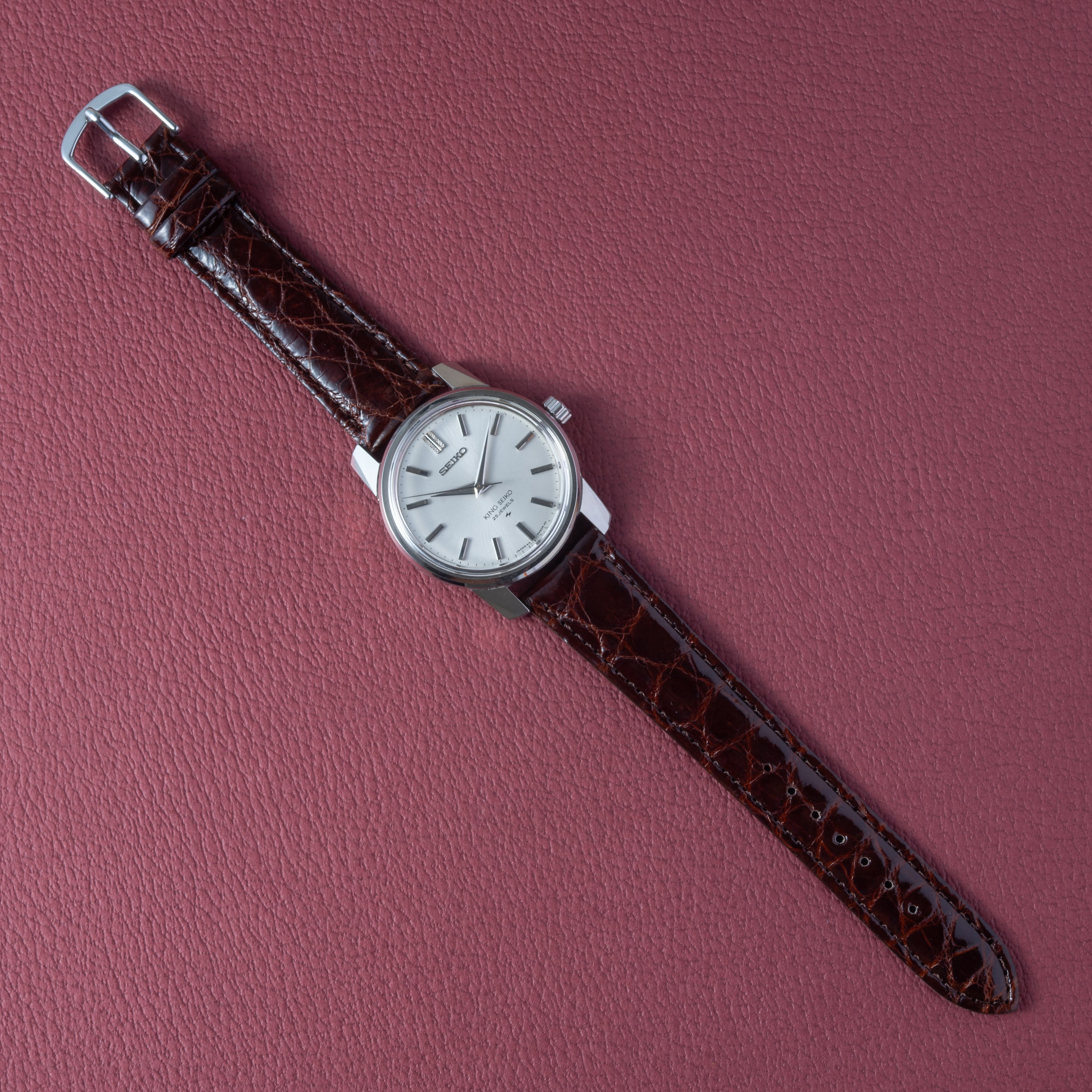 キングセイコー セカンドモデル最後期型 1968年製 Ref.44-9990 44KS 手巻きロービート ノンデイト 美品