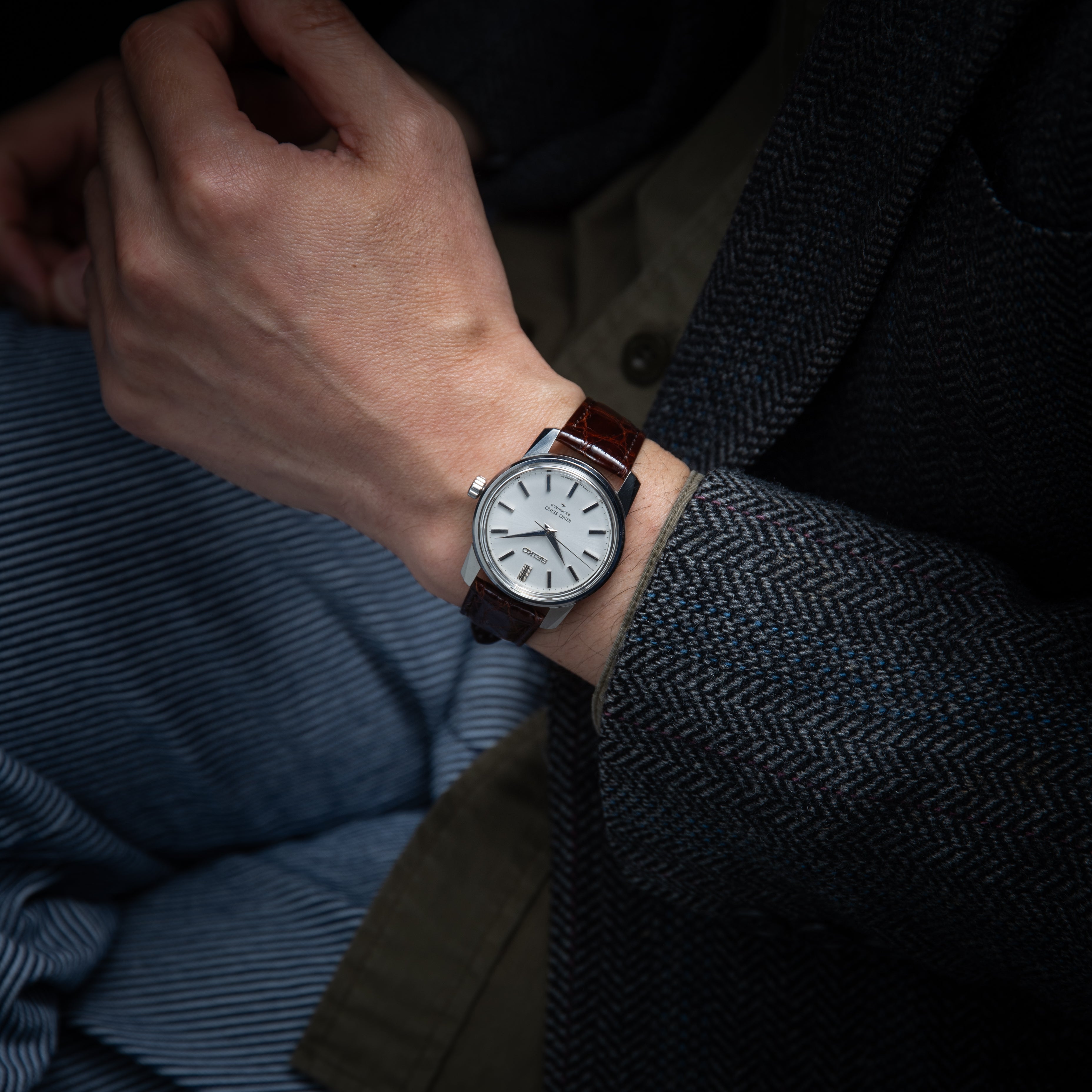 キングセイコー セカンドモデル最後期型 1968年製 Ref.44-9990 44KS 手巻きロービート ノンデイト 美品