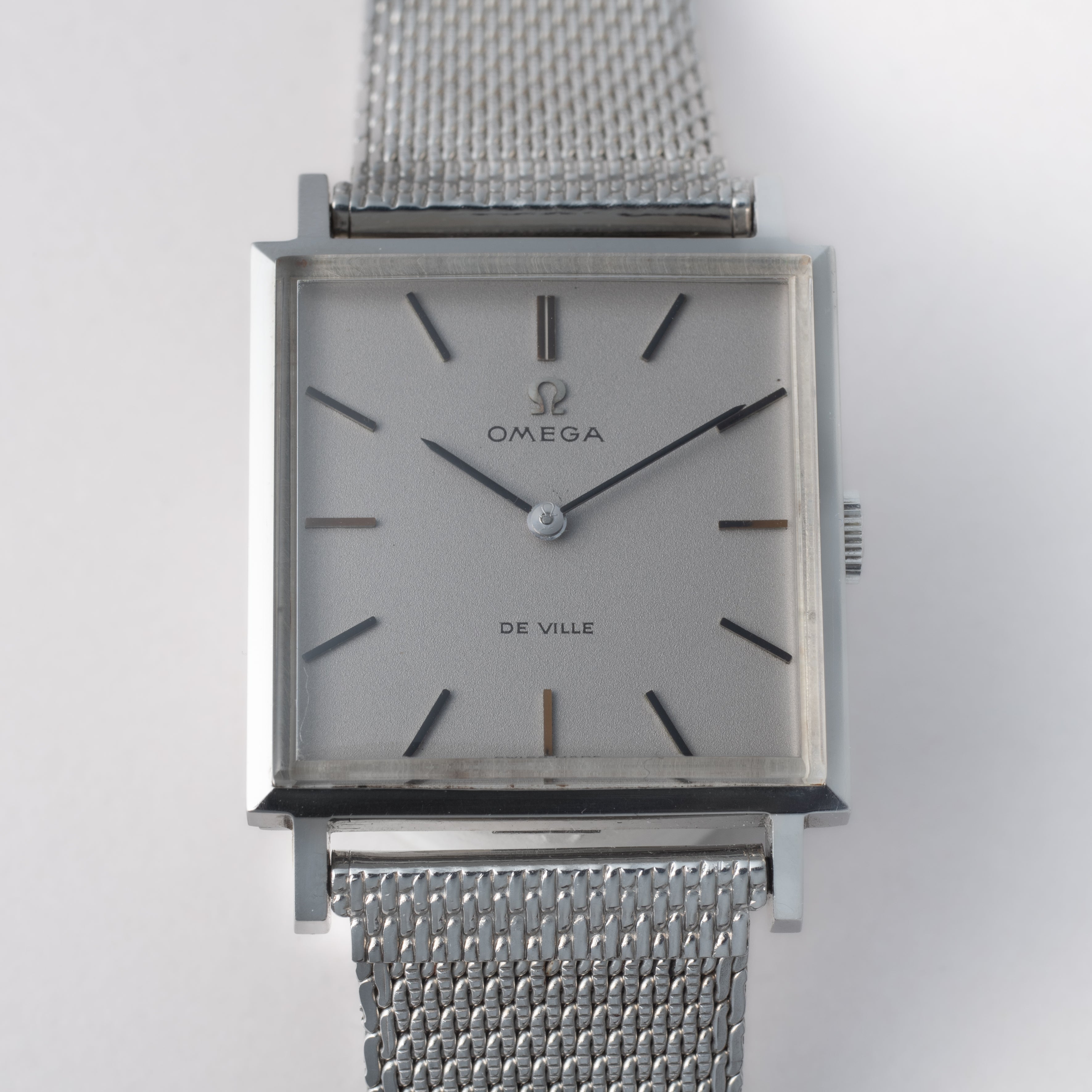 オメガ デ・ヴィル スクエアケース 1968年製 手巻 社外ブレス付き