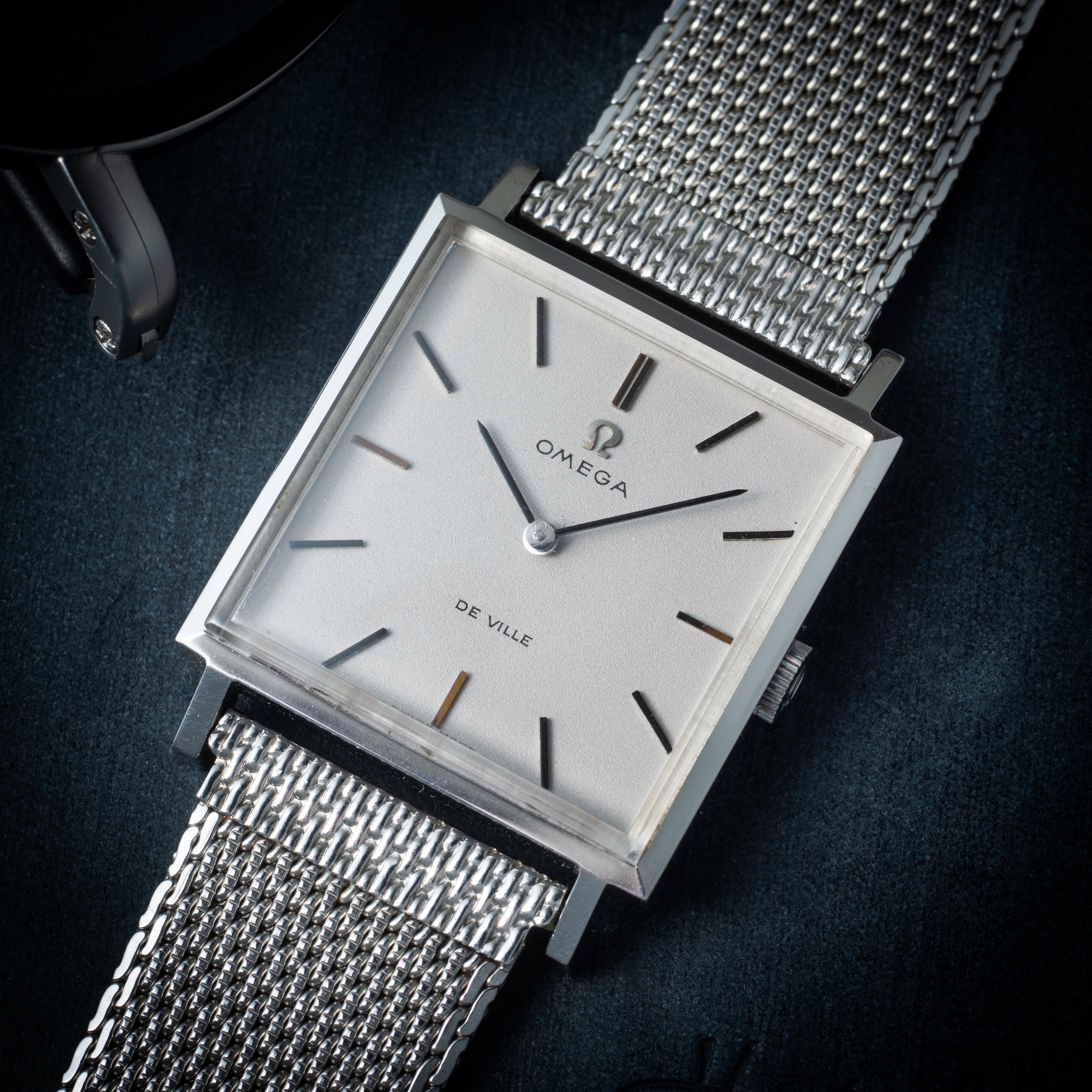 オメガ デ・ヴィル スクエアケース 1968年製 手巻 社外ブレス付き