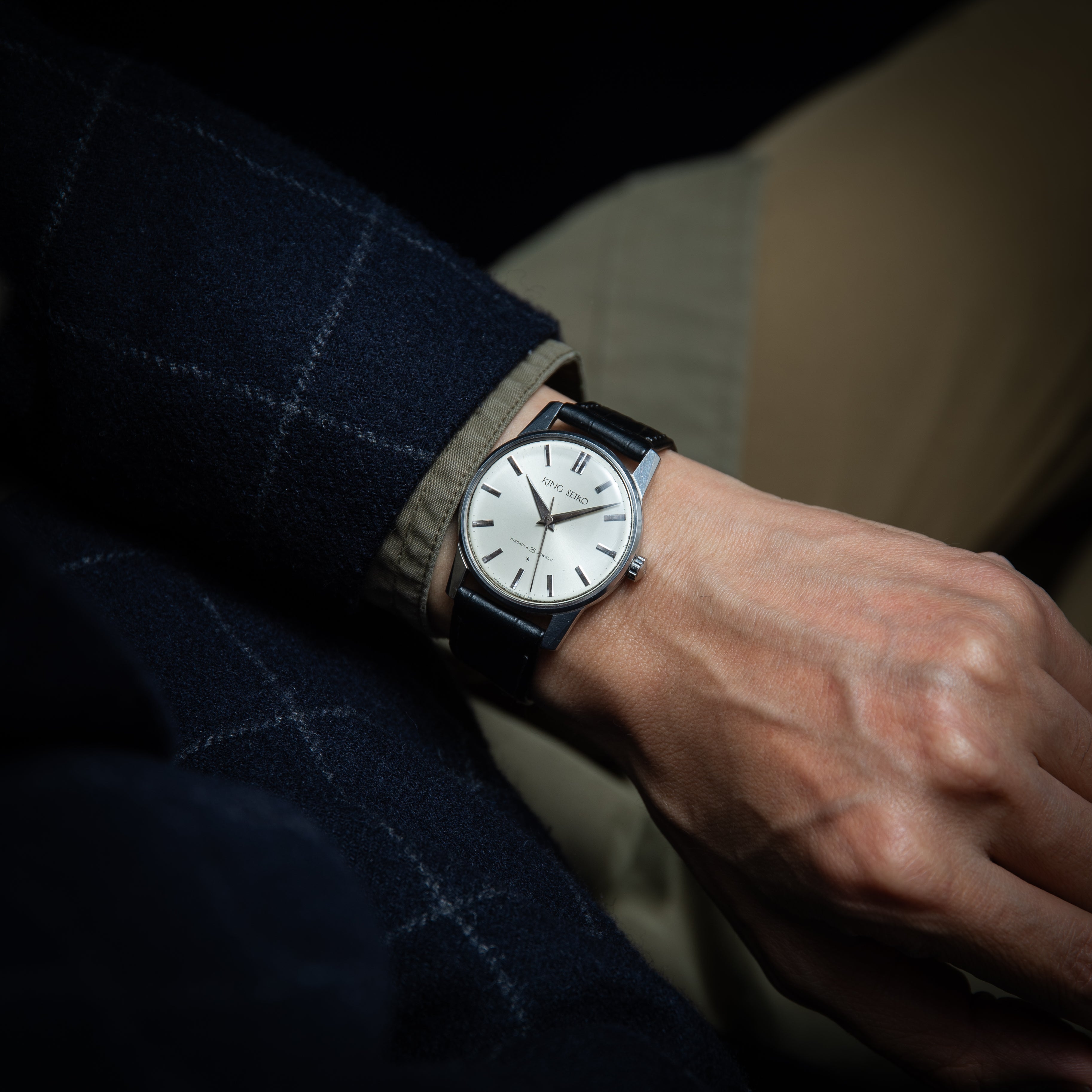 キングセイコーファーストモデル ADダイヤル 1964年製 ステンレスケース Ref.15034 KS