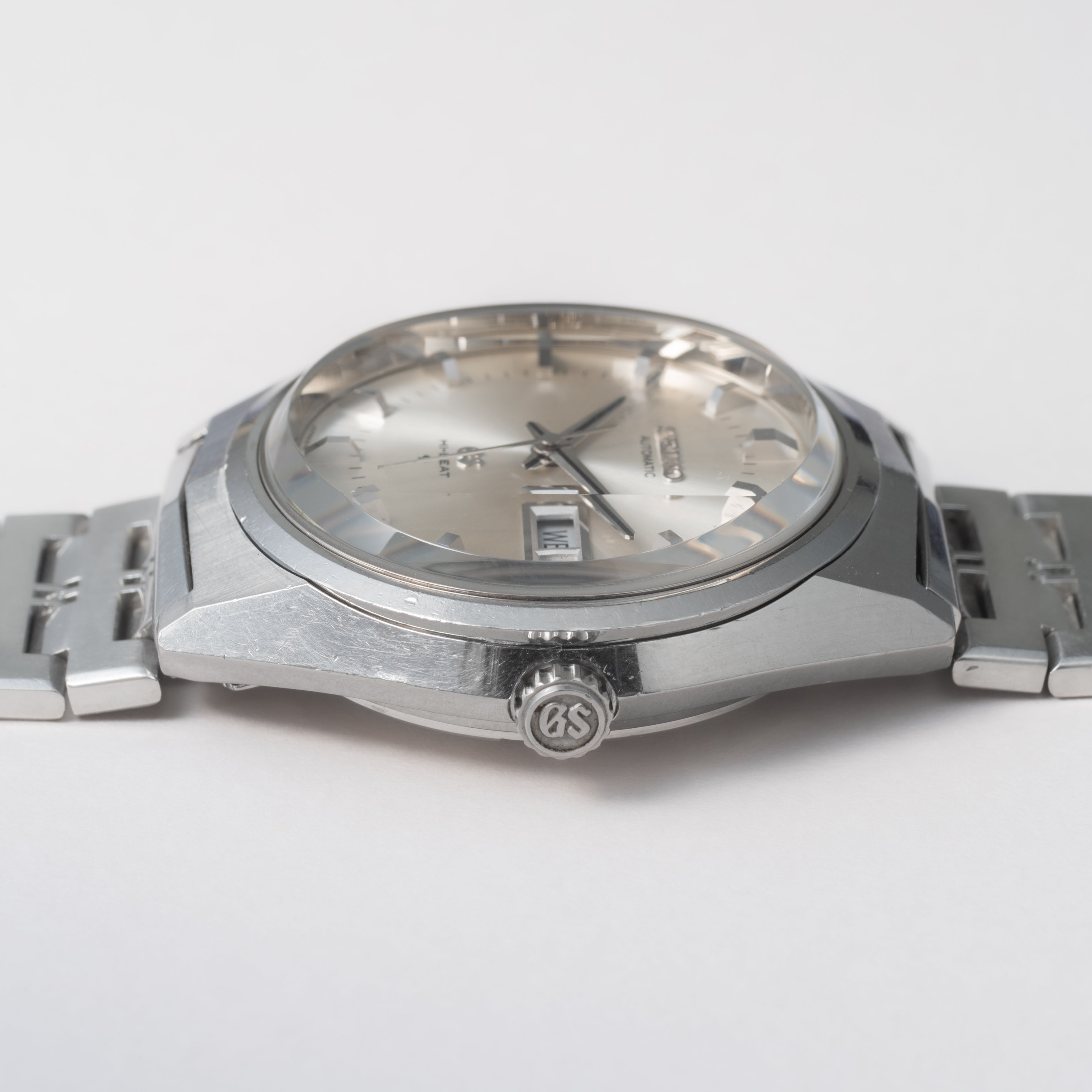 グランドセイコー 61GS 自動巻き ハイビート 1972年製 ブレス付き 3面カットガラス Ref.6146-8050