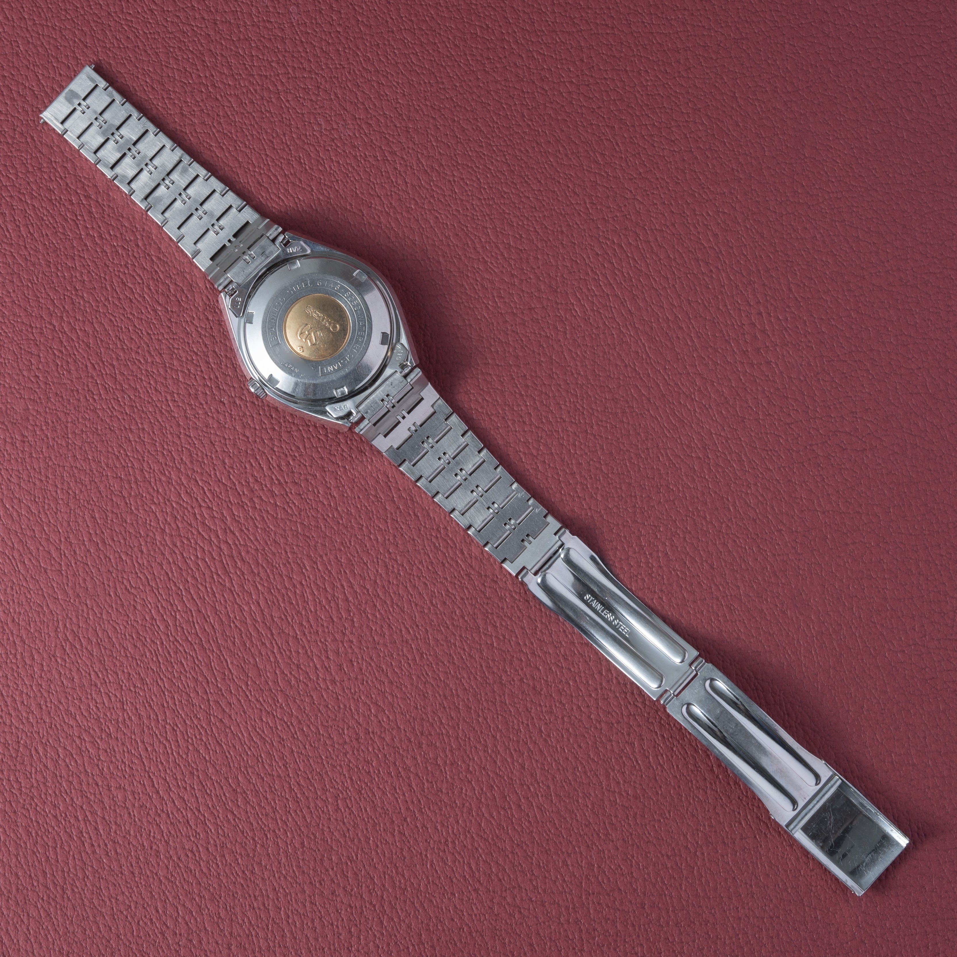 グランドセイコー 61GS 自動巻き ハイビート 1972年製 ブレス付き 3面カットガラス Ref.6146-8050