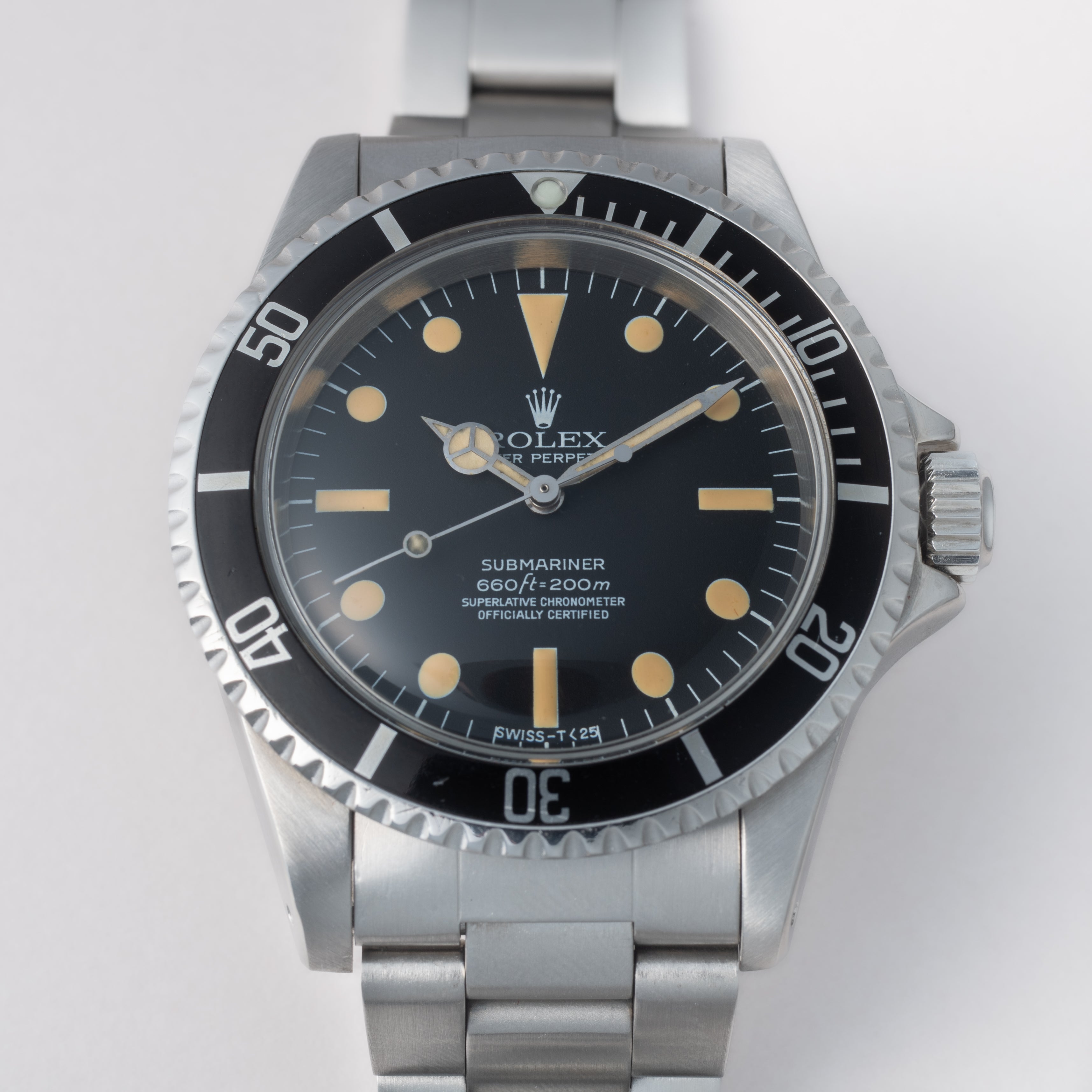 ロレックス サブマリーナー Ref.5512 1978年製 ノンデイトクロノメーター自動巻 オールトリチウム