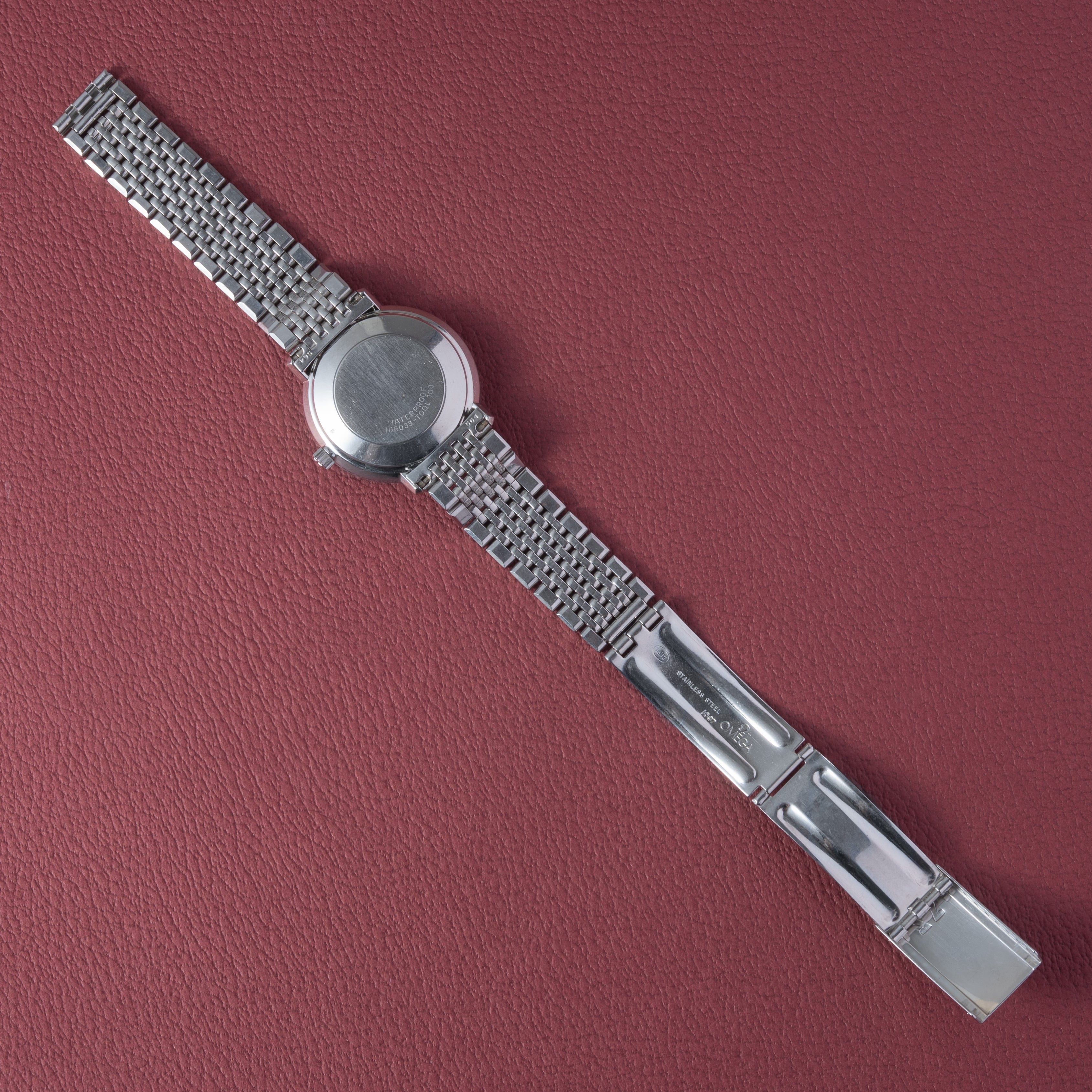 オメガ マイスター Wネーム グレーダイヤル 1969年製 ブレス付き