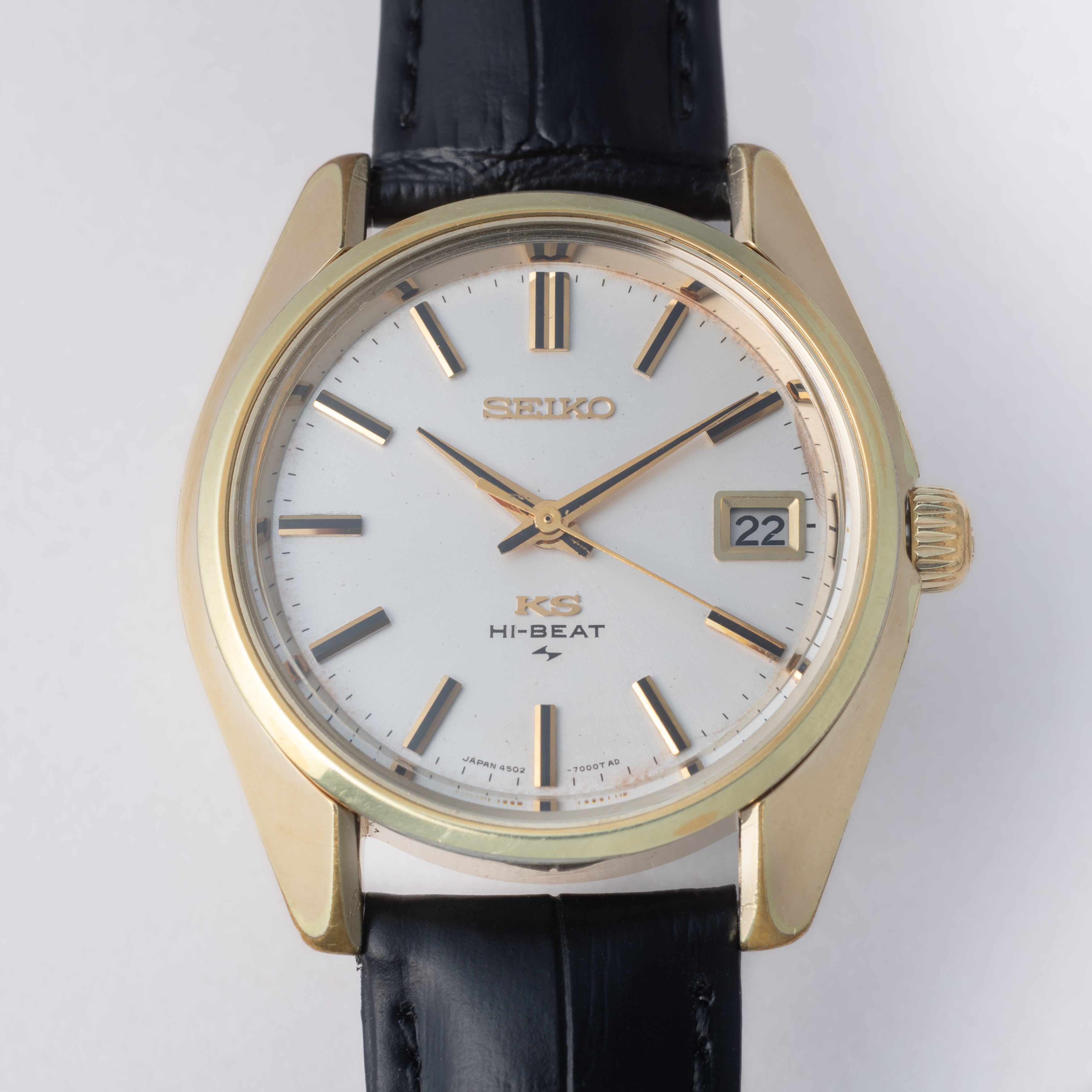 セイコー 45キングセイコー SGPケース 1970年製(昭和45年製) 10振動手巻き Ref.4502-7001 45KS 純正尾錠付き