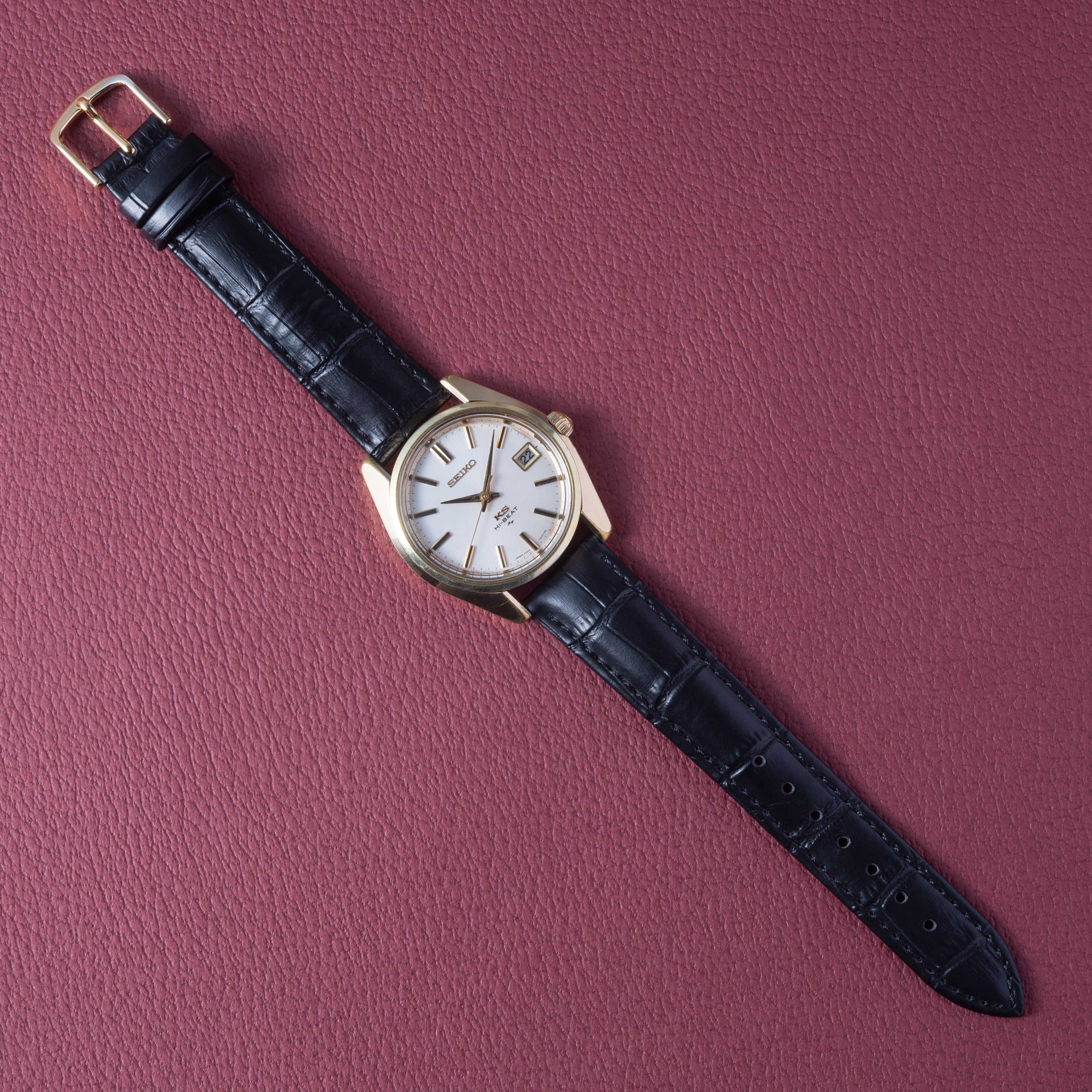 セイコー 45キングセイコー SGPケース 1970年製(昭和45年製) 10振動手巻き Ref.4502-7001 45KS 純正尾錠付き