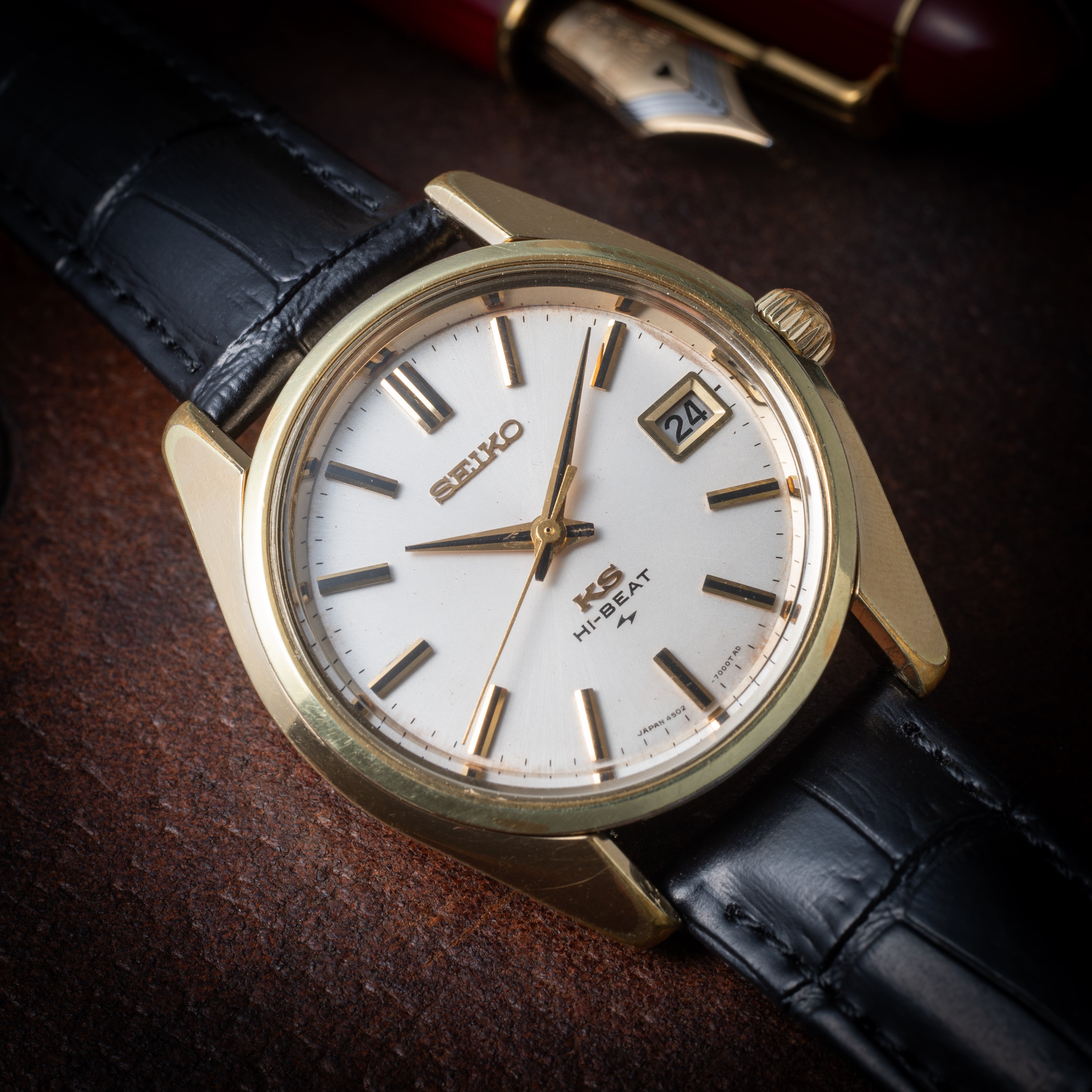 セイコー 45キングセイコー SGPケース 1970年製(昭和45年製) 10振動手巻き Ref.4502-7001 45KS 純正尾錠付き