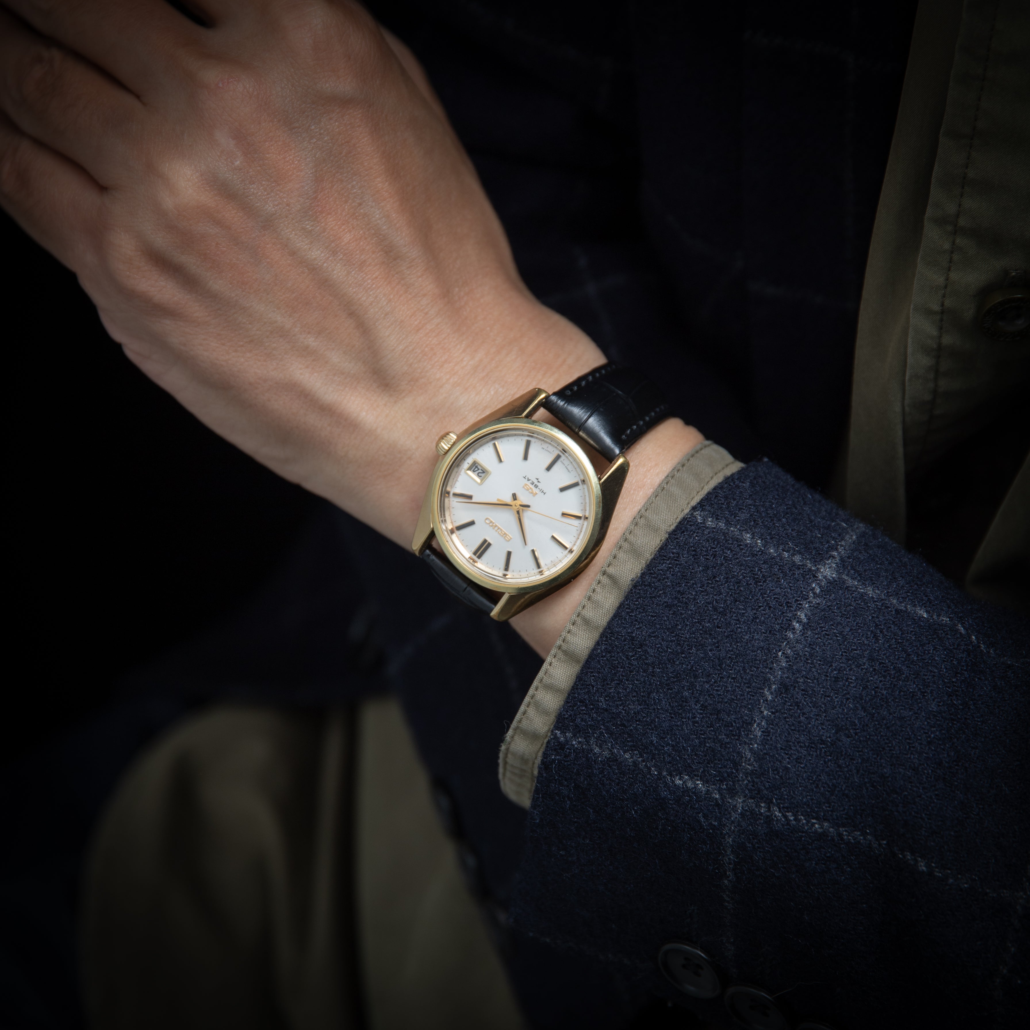 セイコー 45キングセイコー SGPケース 1970年製(昭和45年製) 10振動手巻き Ref.4502-7001 45KS 純正尾錠付き