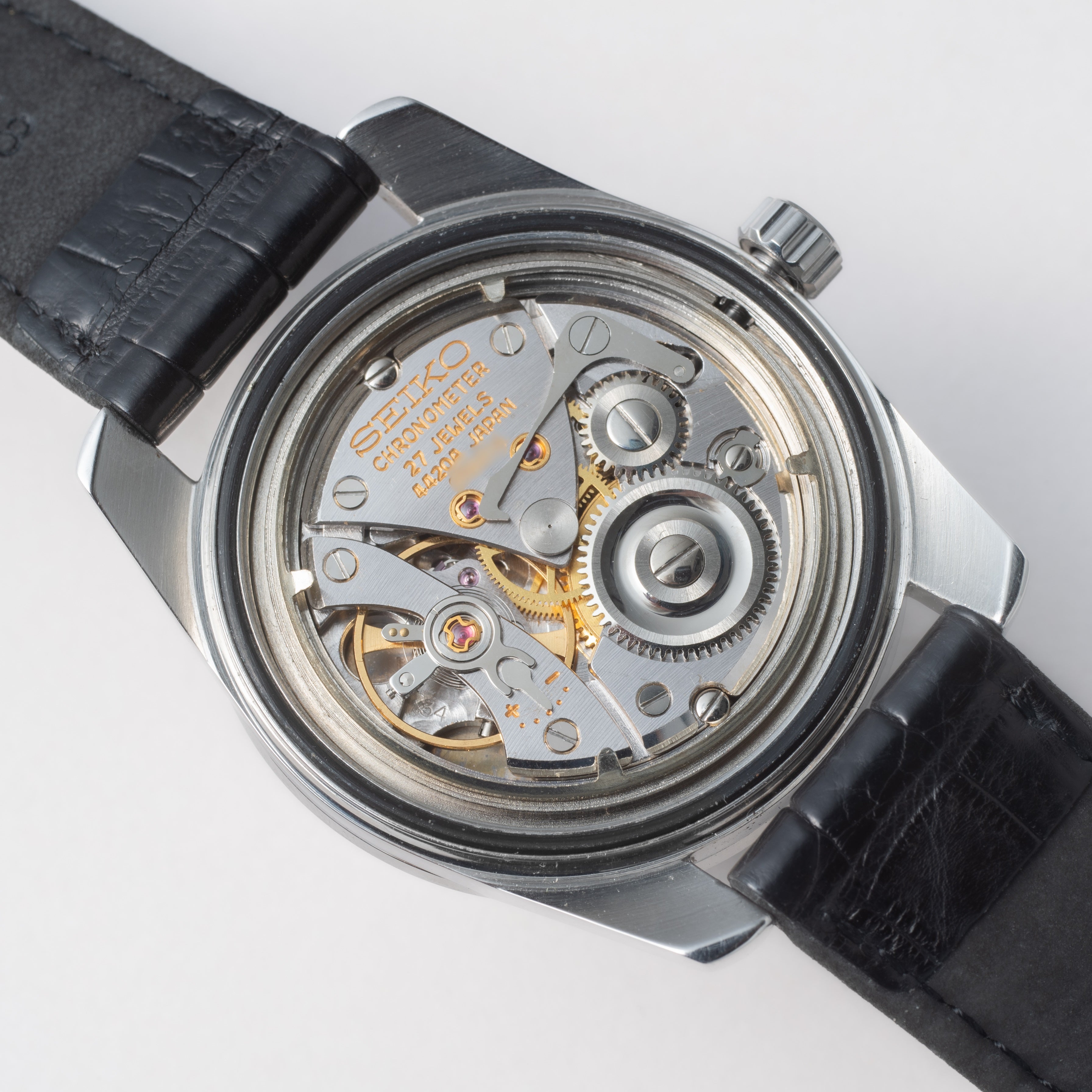 キングセイコー クロノメーター 後期 1966年製 Ref.4420-9990 獅子メダル ロービート手巻き 純正尾錠付き