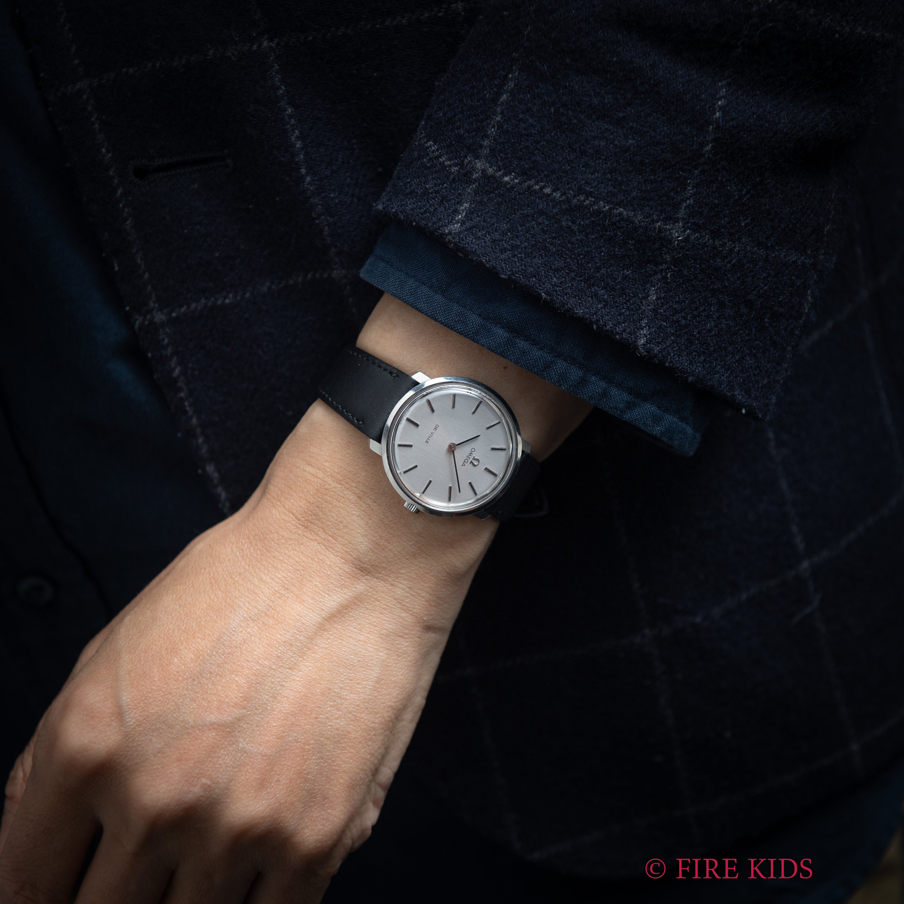 オメガ デ・ヴィル 1973年製 シルバーダイヤル 手巻き Ref.115.0001 Cal.625