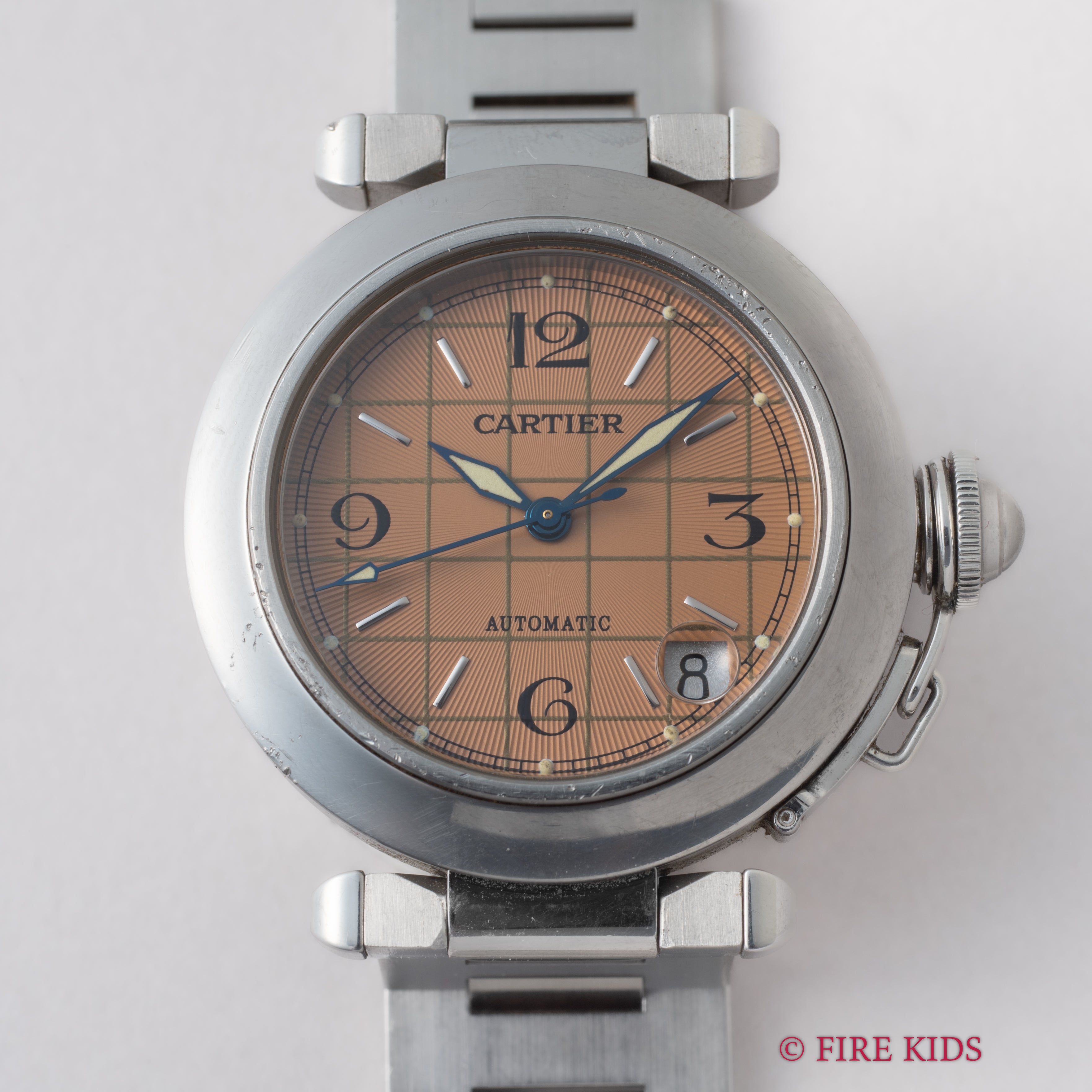 カルティエ パシャC 1990年代製 自動巻き Ref.2324 ピンクダイヤル