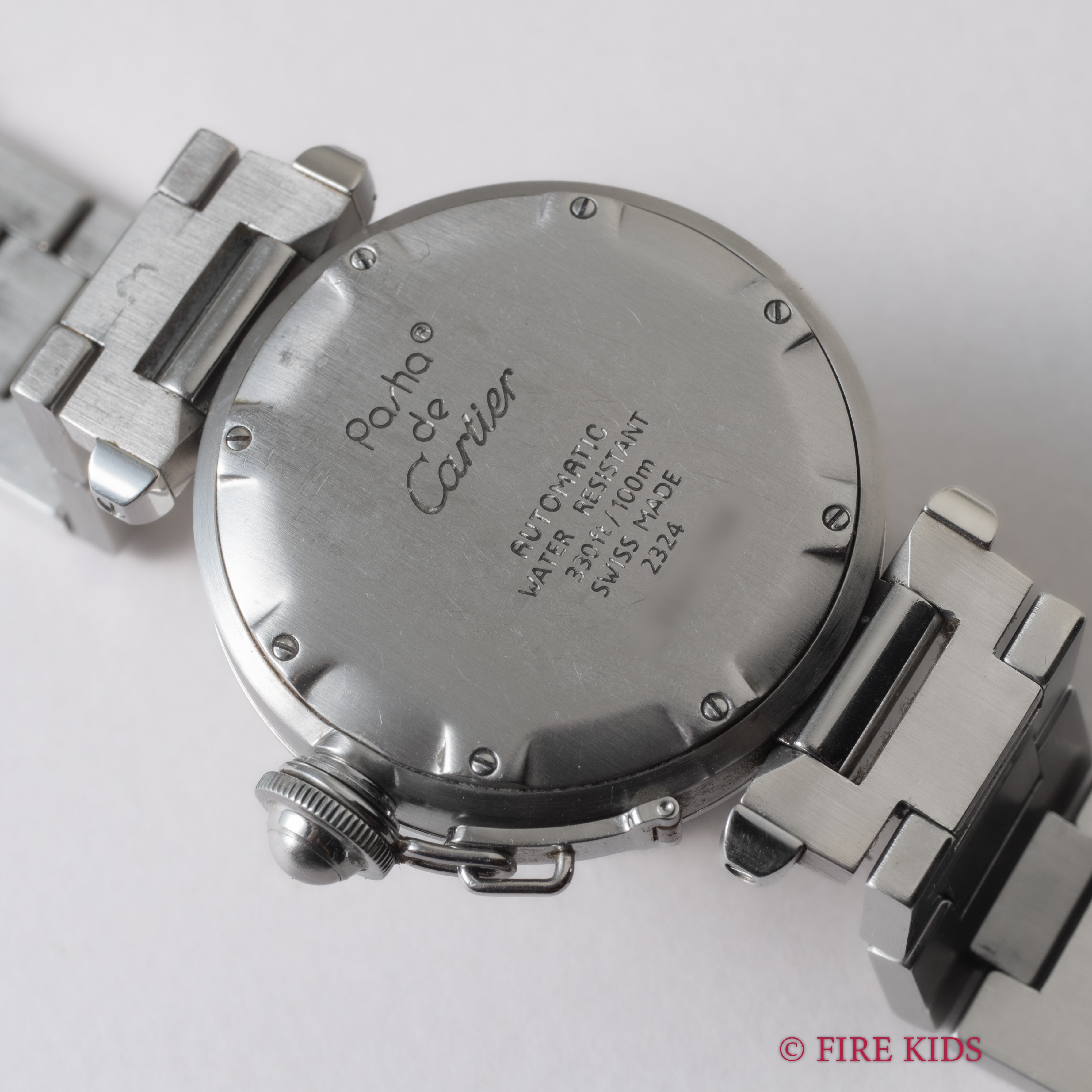 カルティエ パシャC 1990年代製 自動巻き Ref.2324 ピンクダイヤル