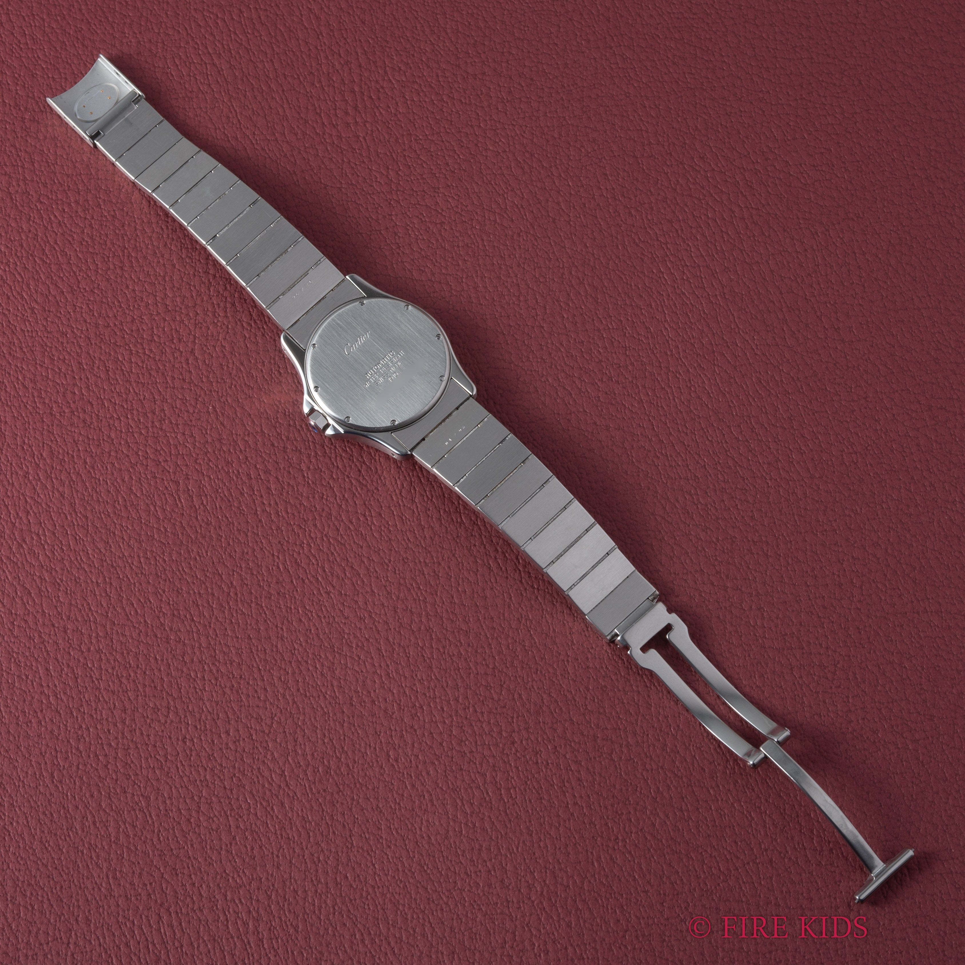 カルティエ サントス ロンド コンビ LMサイズ 1990年代製 自動巻き 箱付き